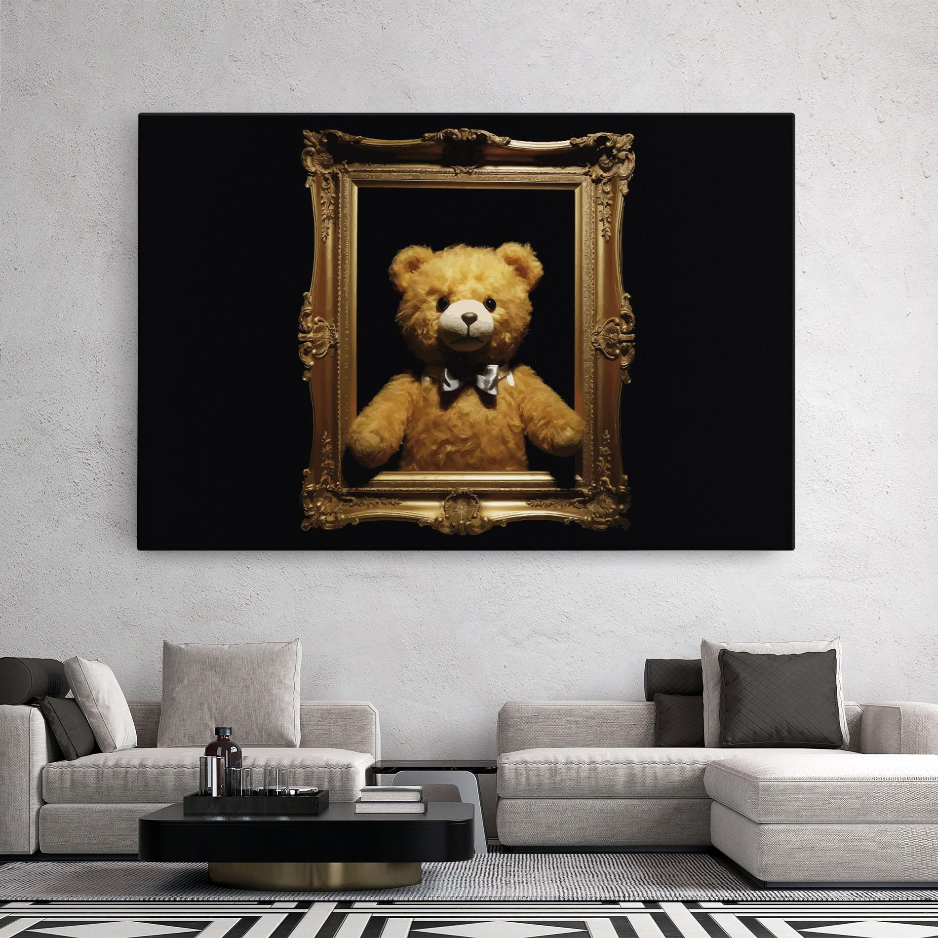 Картина на платно Frame Bear mockup 2