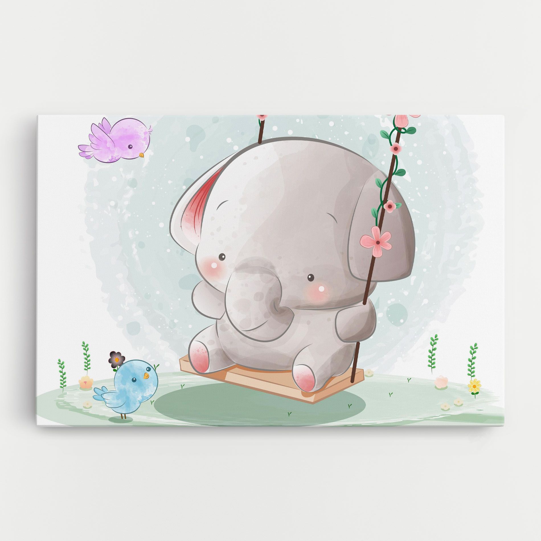 Bird Baby Elephant mockup 0