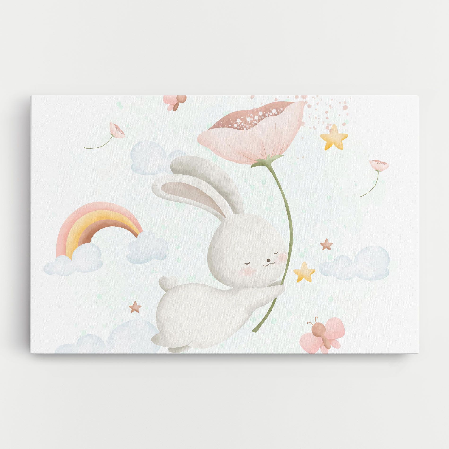 Spring Flower Bunny mockup 0