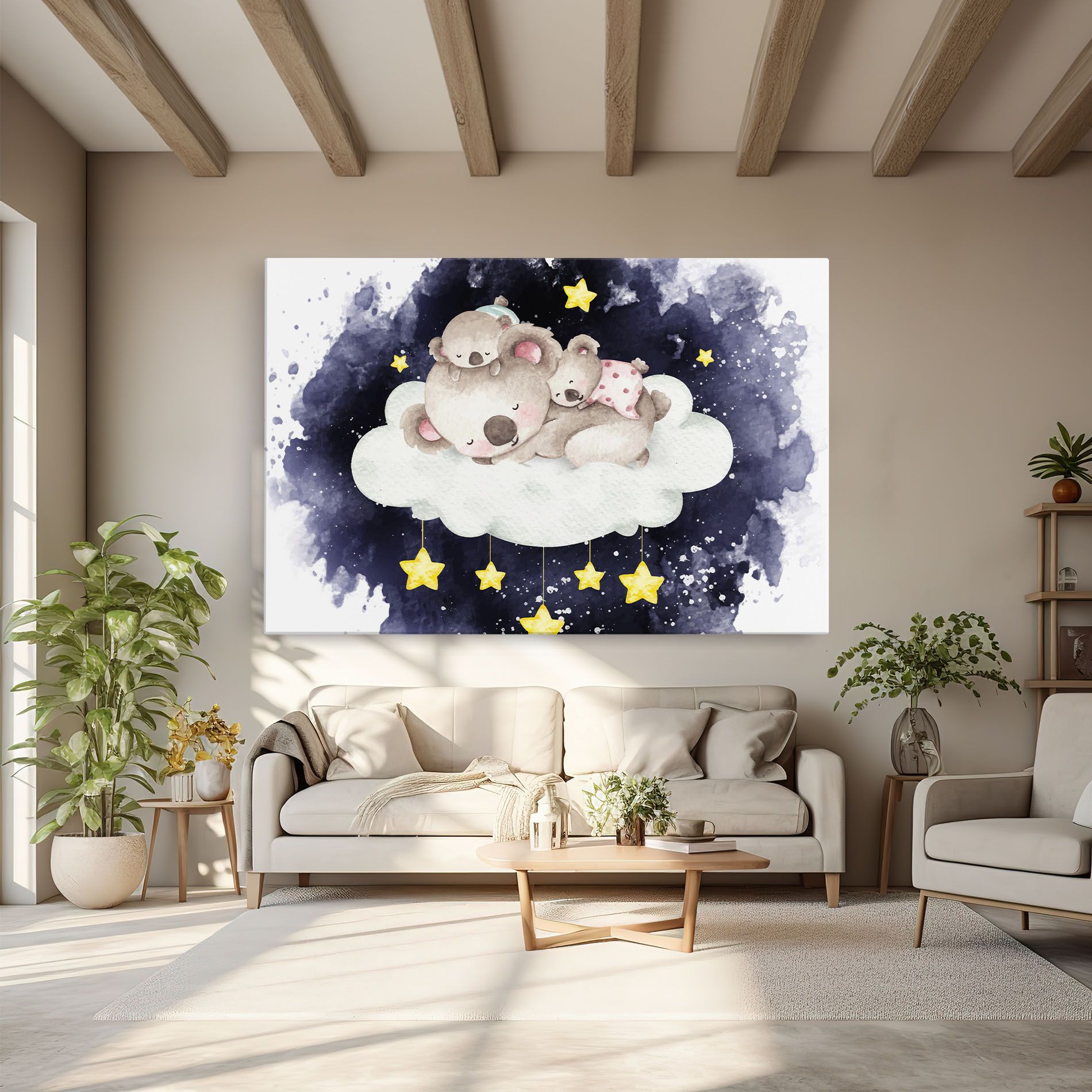 Baby Koala Sleeping mockup 6