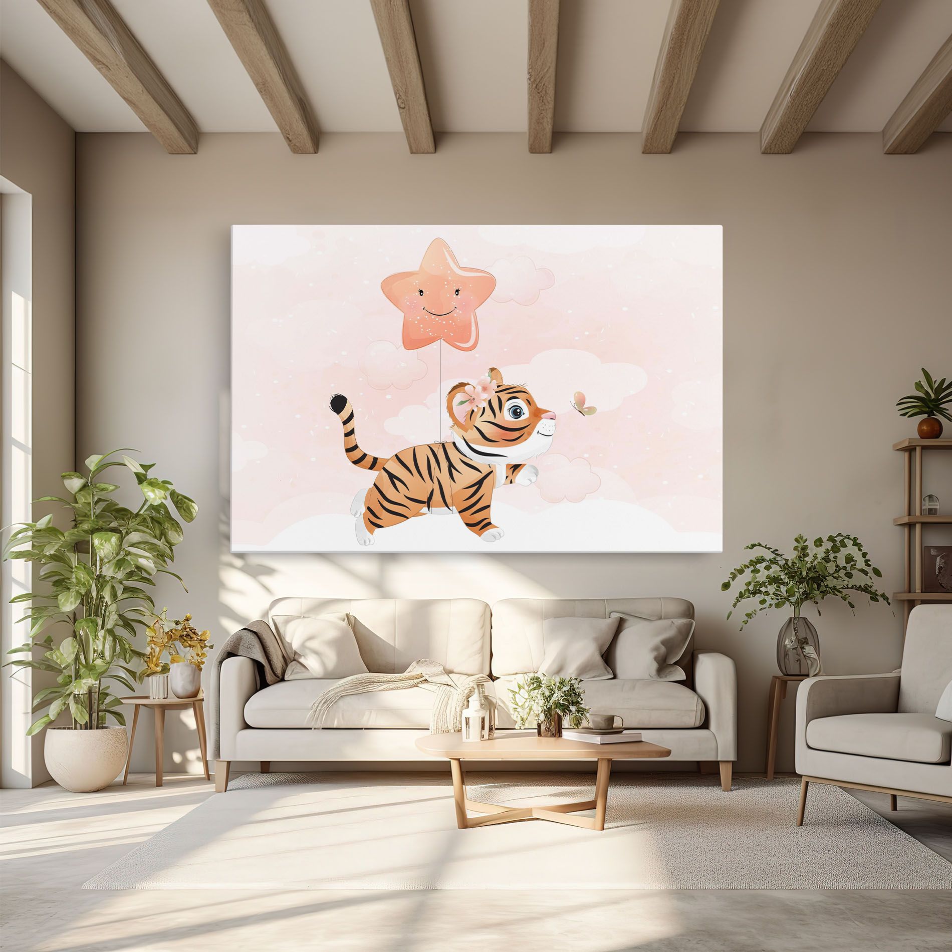 Baby Tiger Art mockup 6