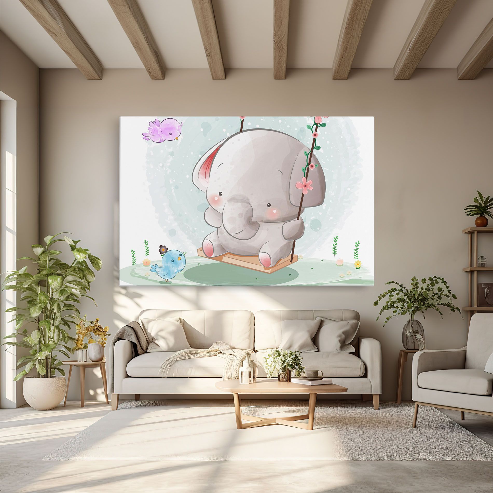 Bird Baby Elephant mockup 6