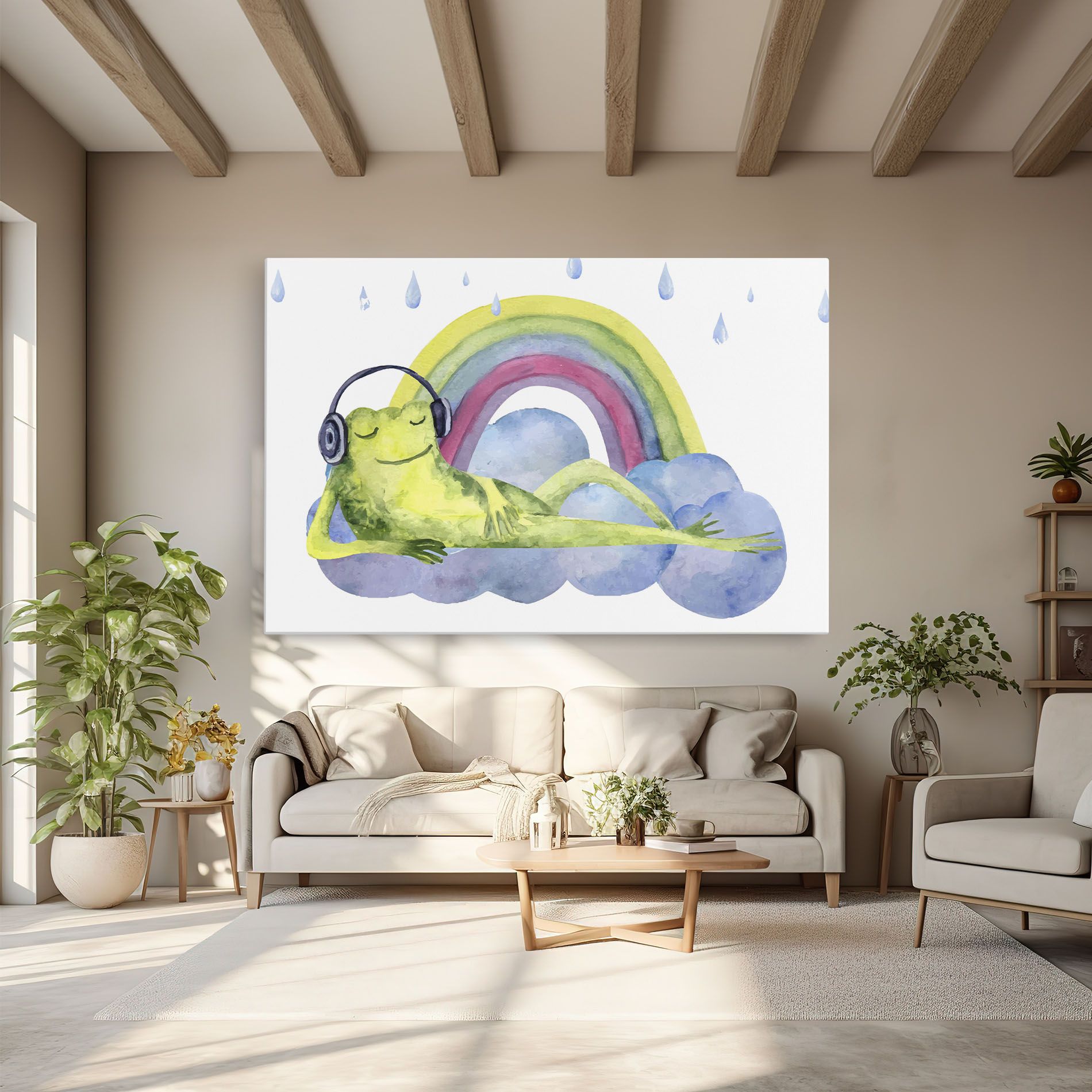 Rainbow Frog mockup 6