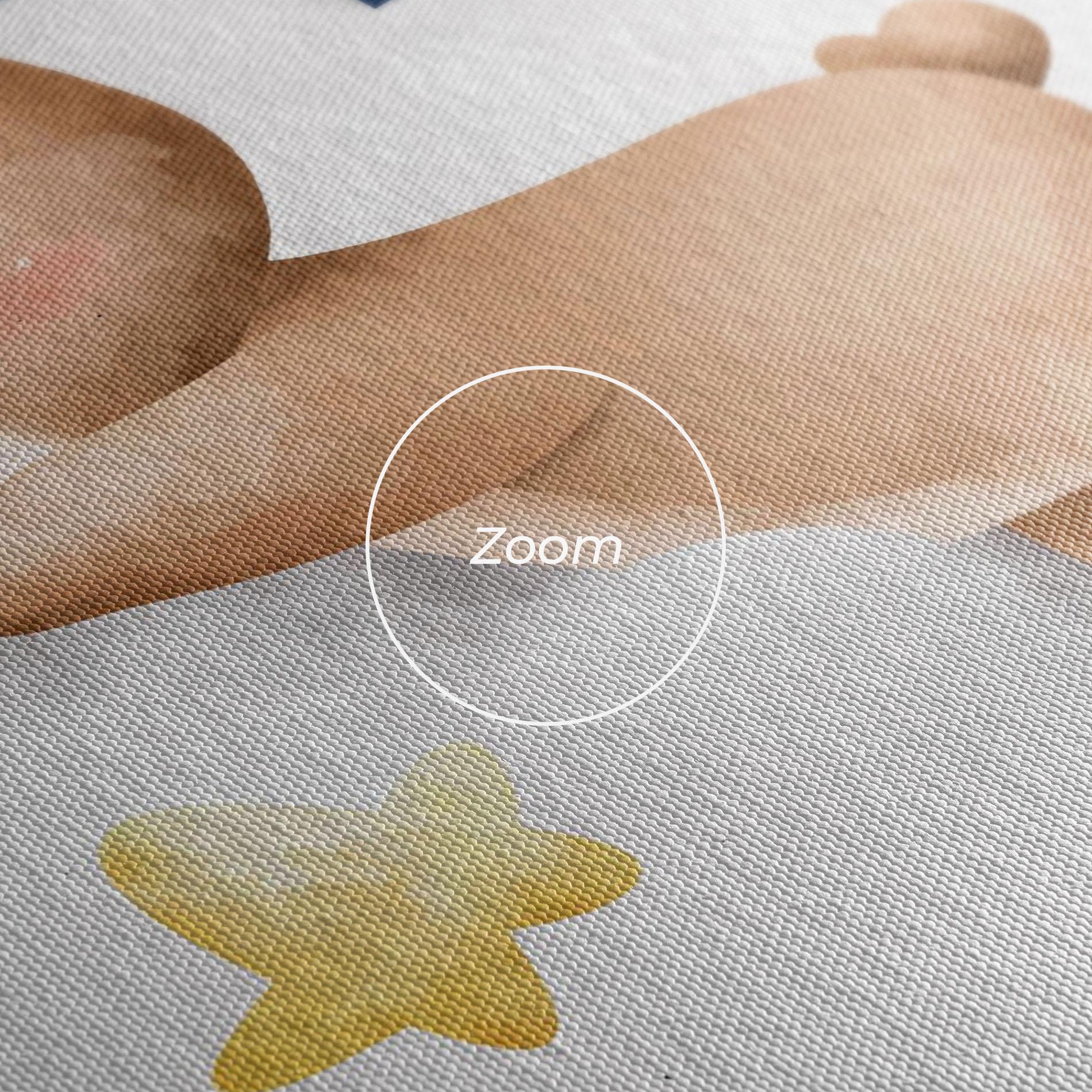 Картина на платно Bear Cloud Sleep mockup 3