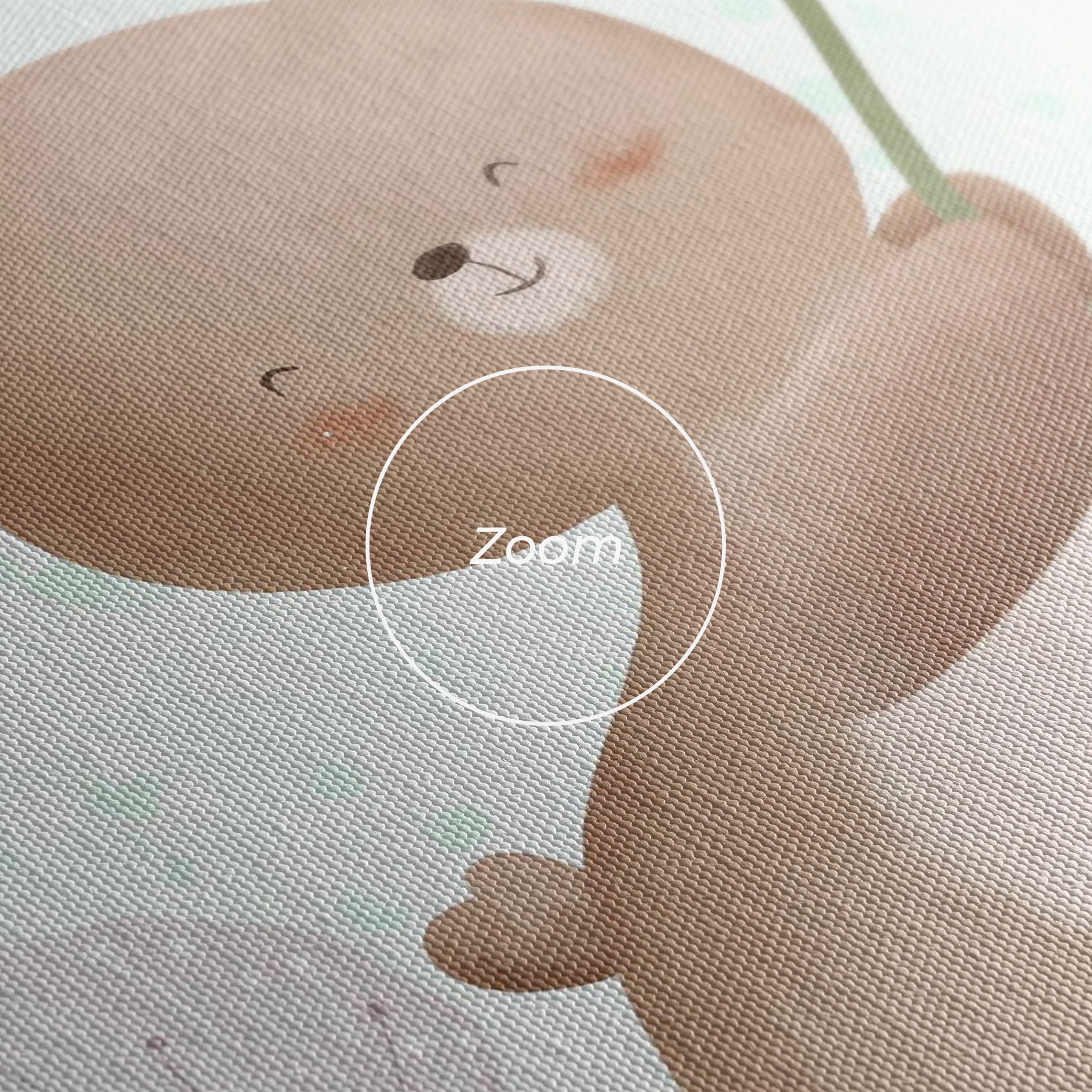 Bear Rainbow Art mockup 3