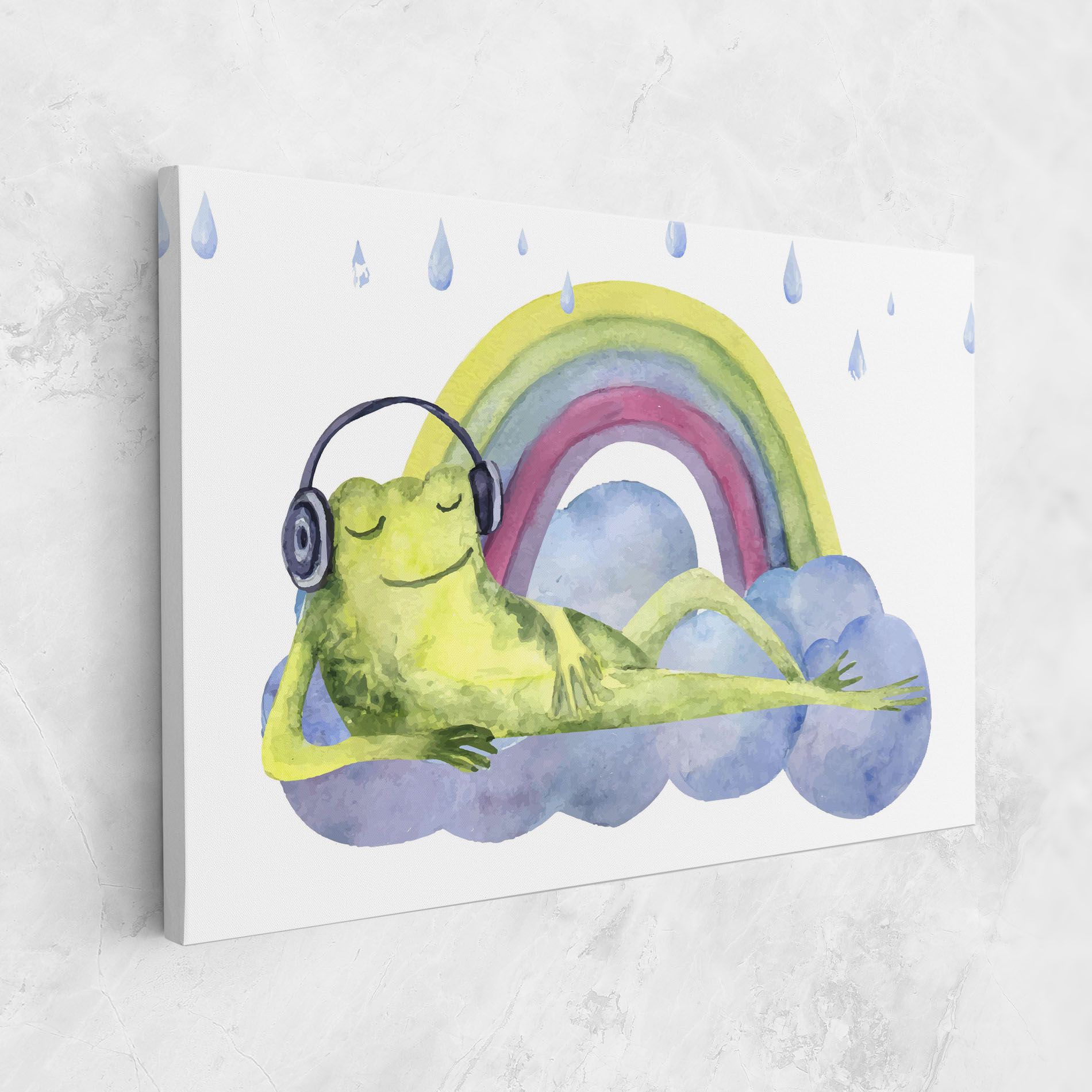 Rainbow Frog mockup 1