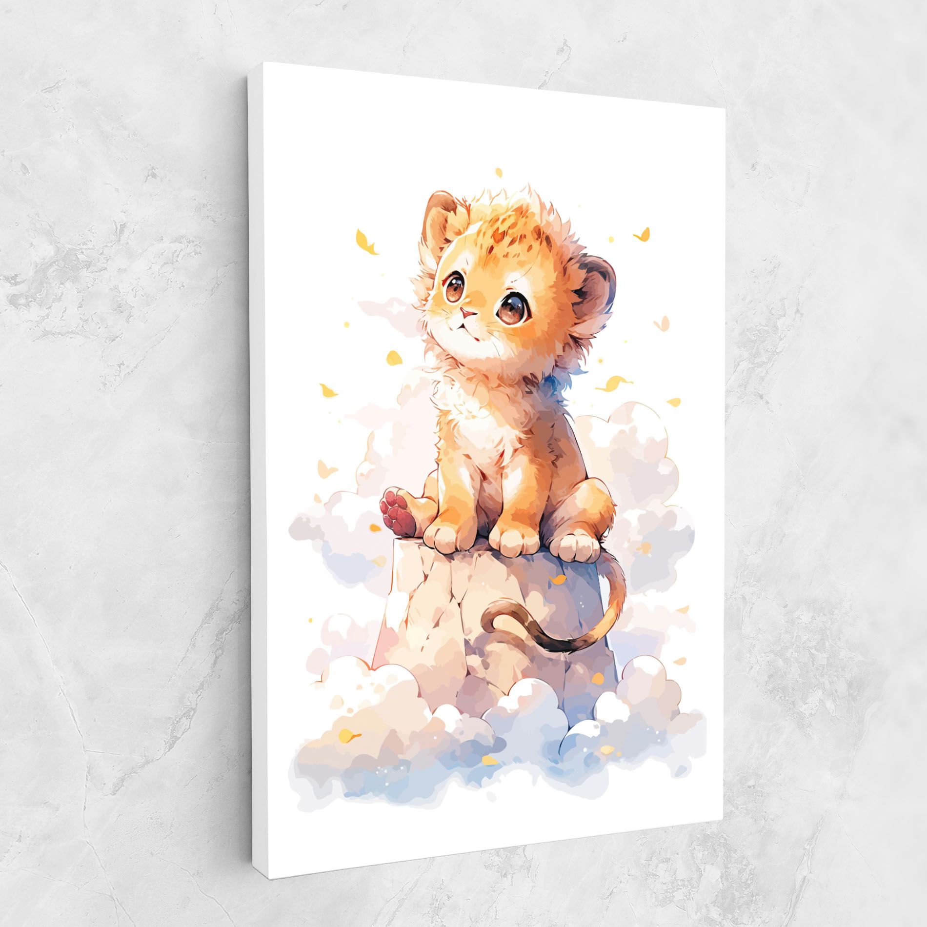 Cute Cloud Lion mockup 1