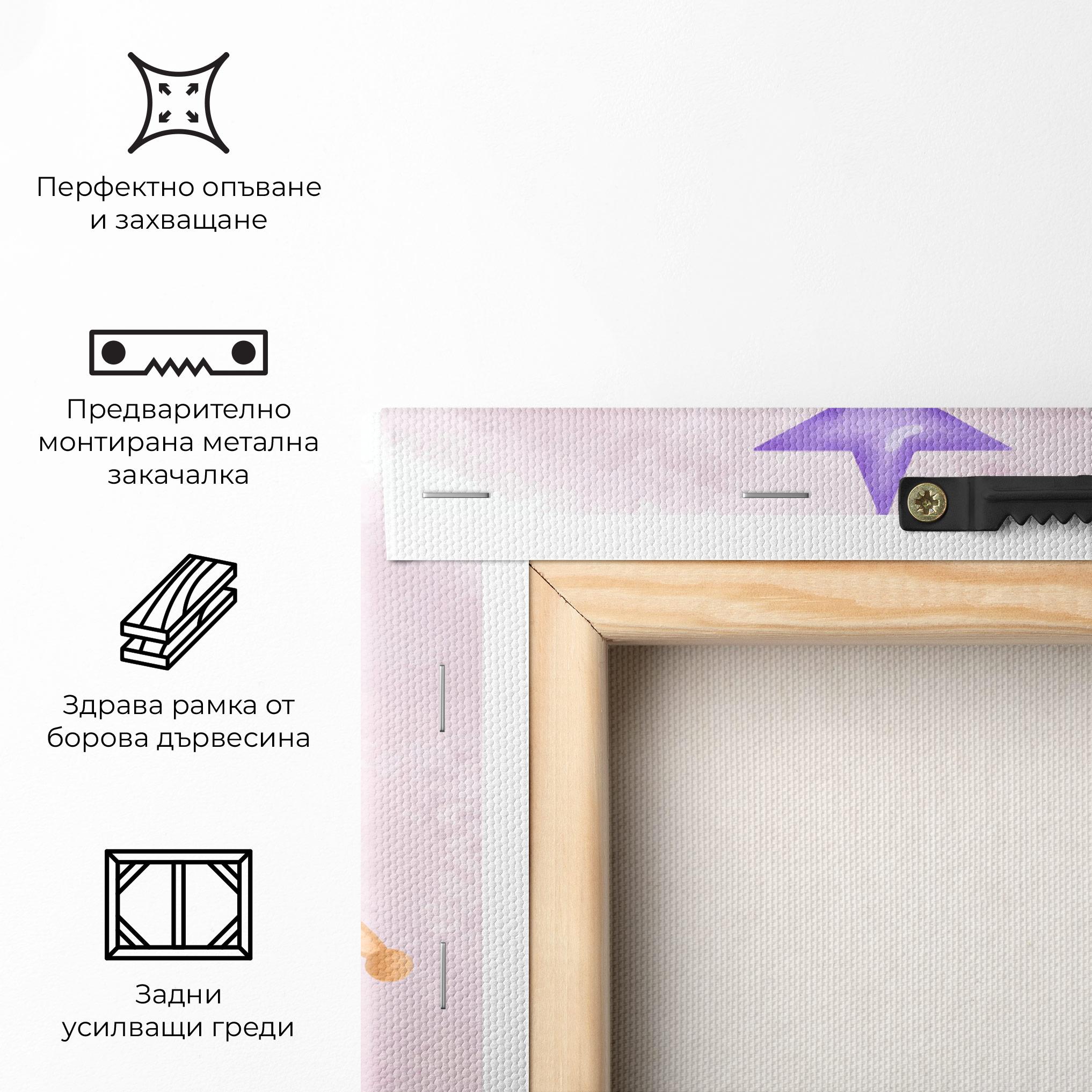 Картина на платно Baby Owl mockup 5