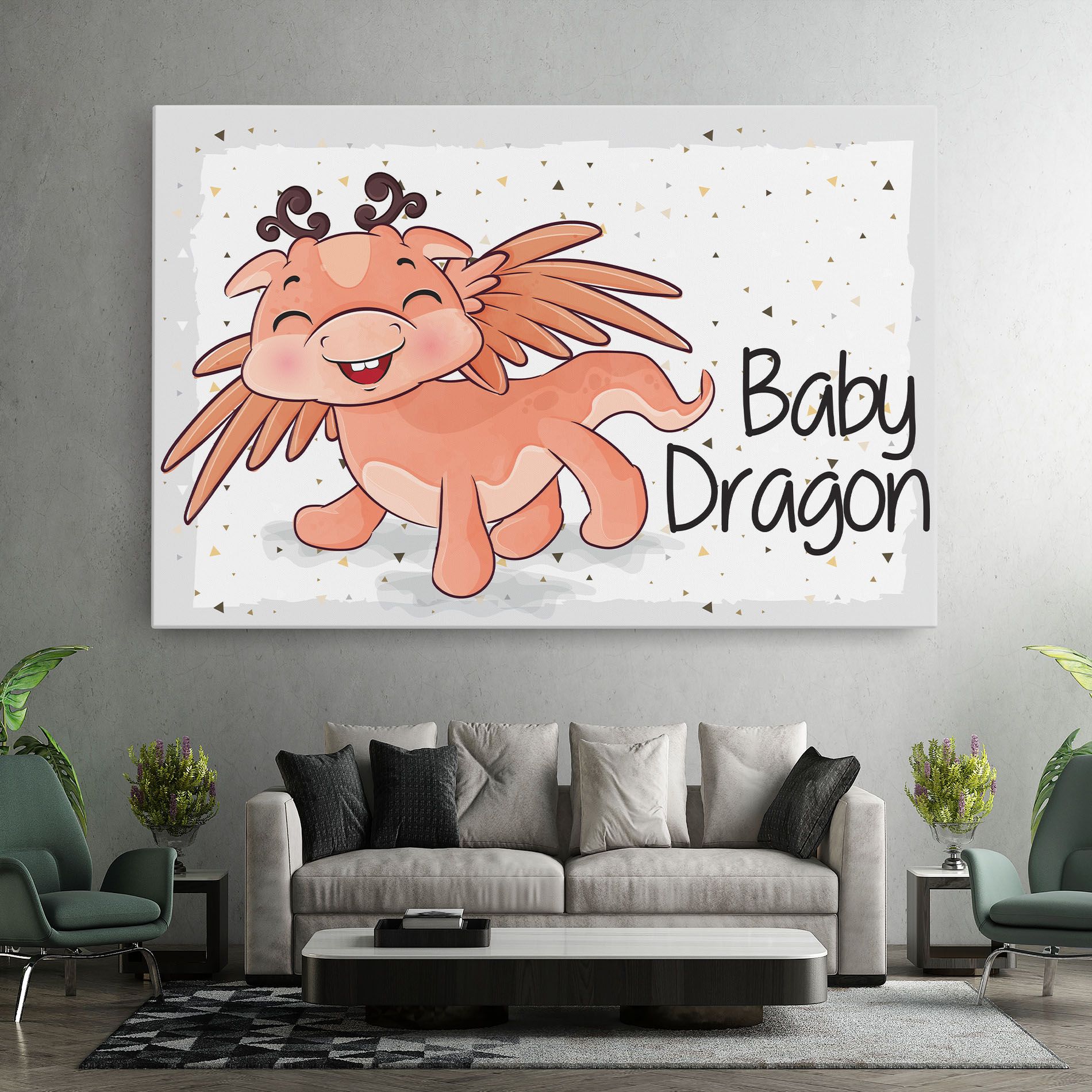 Baby Cute Dragon mockup 7