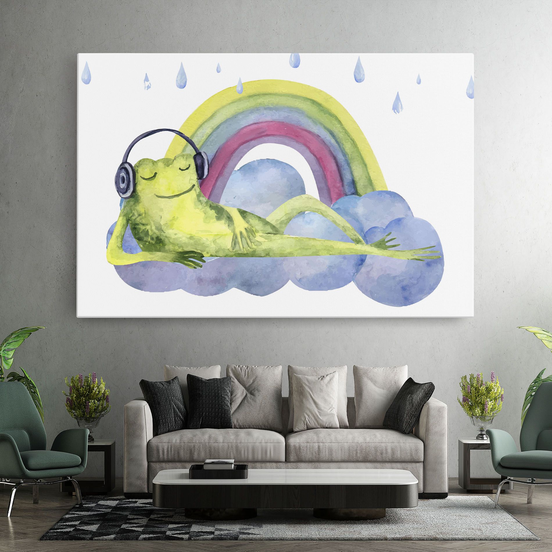 Rainbow Frog mockup 7