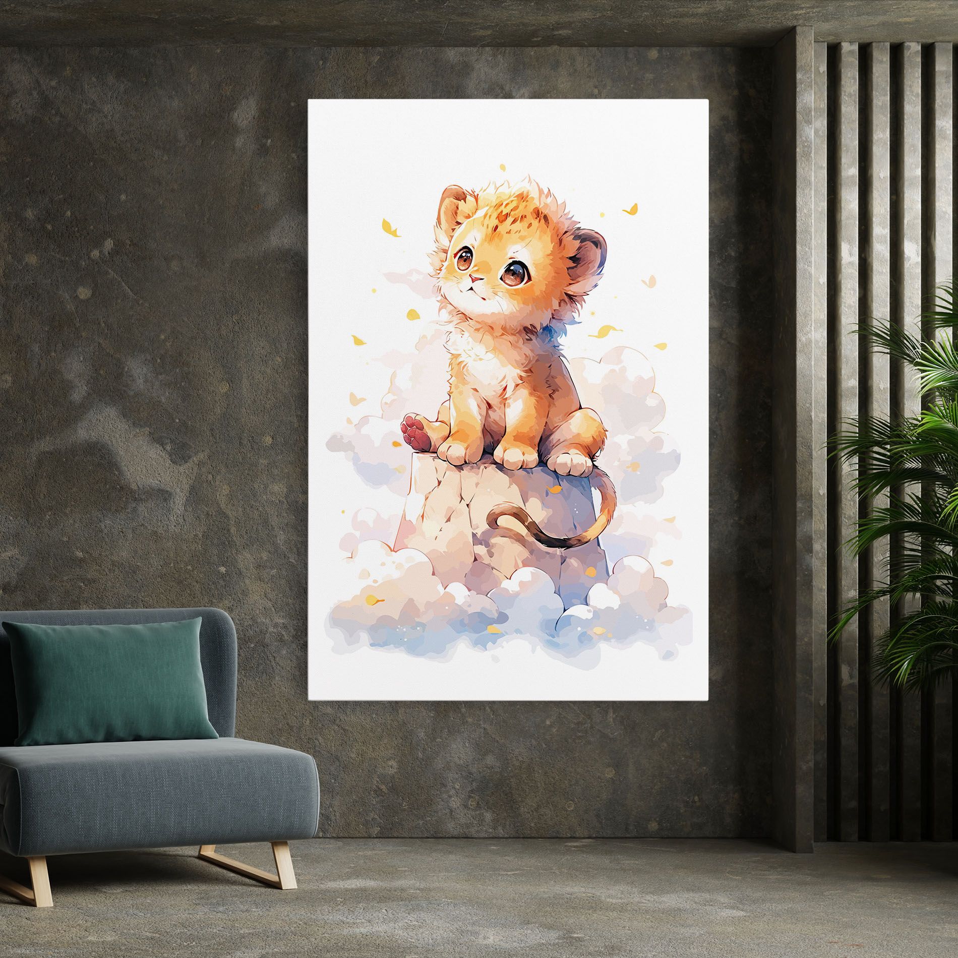 Cute Cloud Lion mockup 7