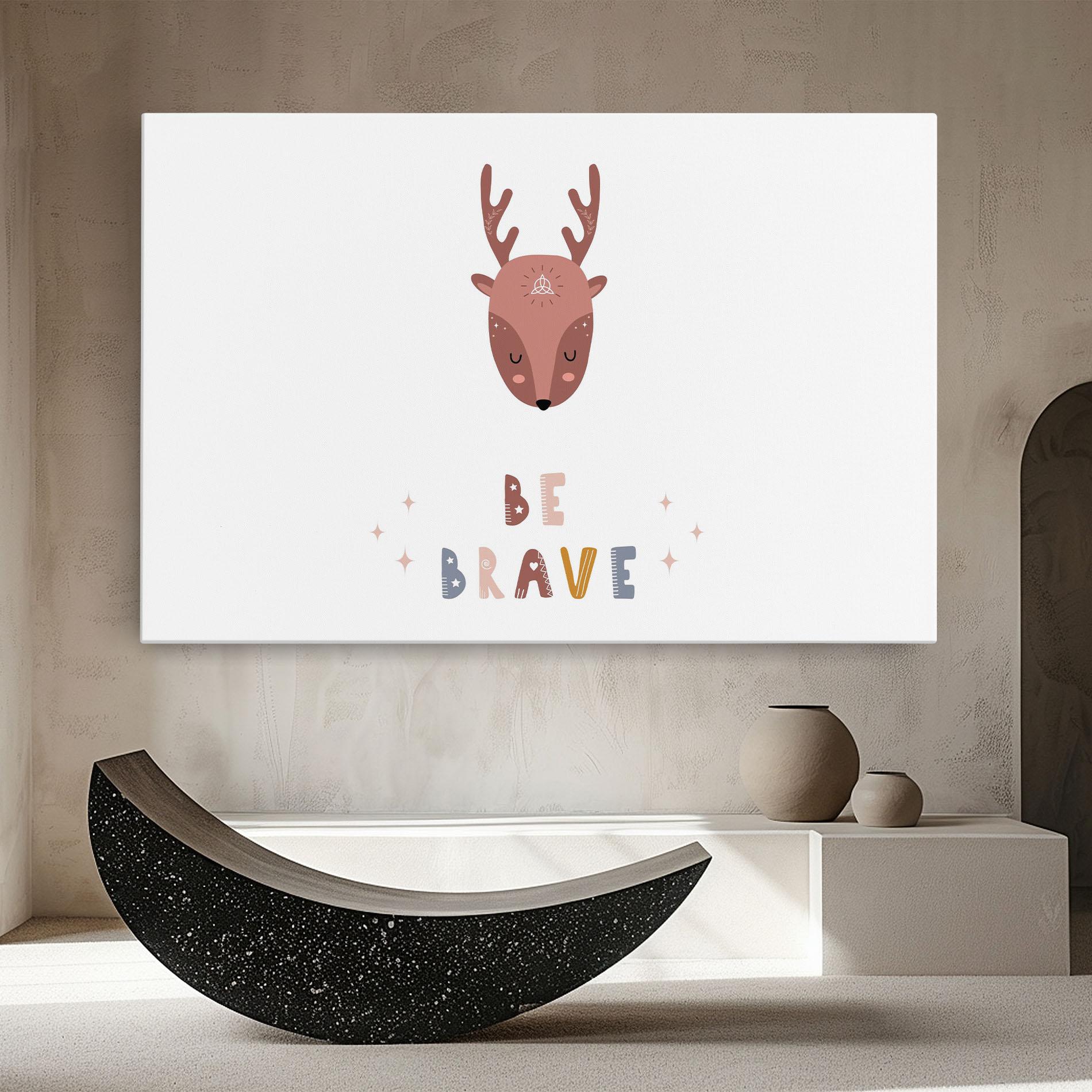 Картина на платно Brave Deer mockup 8