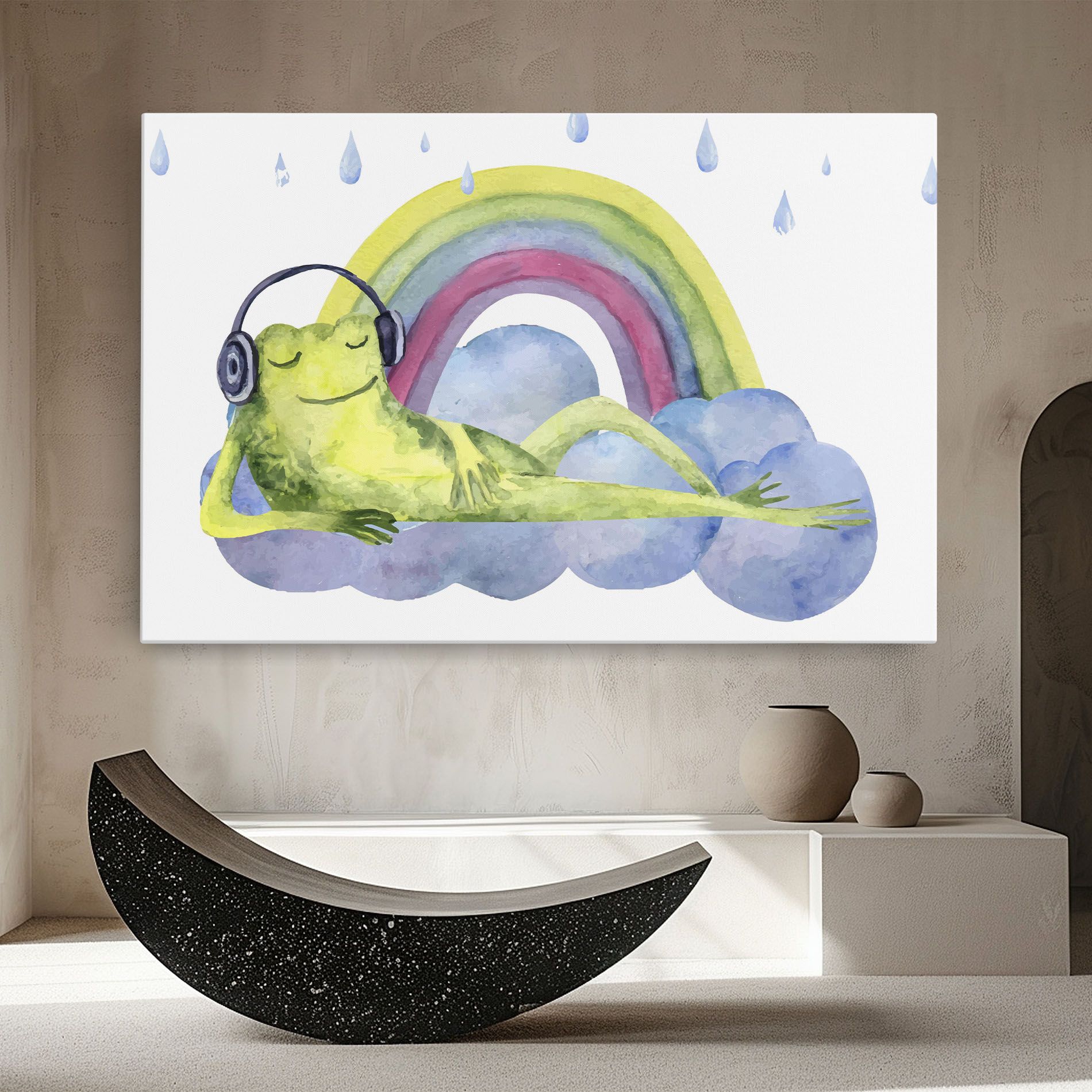 Rainbow Frog mockup 8