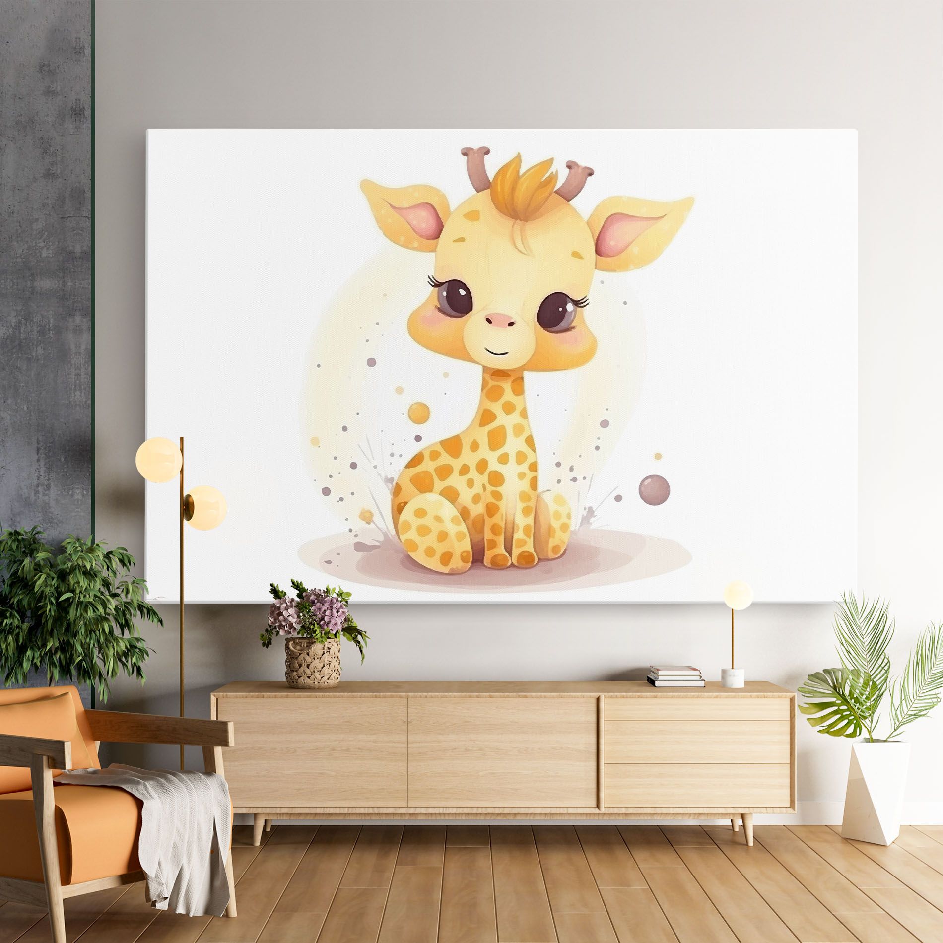 Adorable Giraffe mockup 9