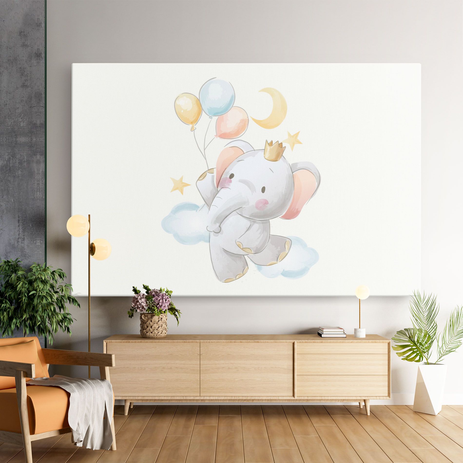 Elephant Flying mockup 9