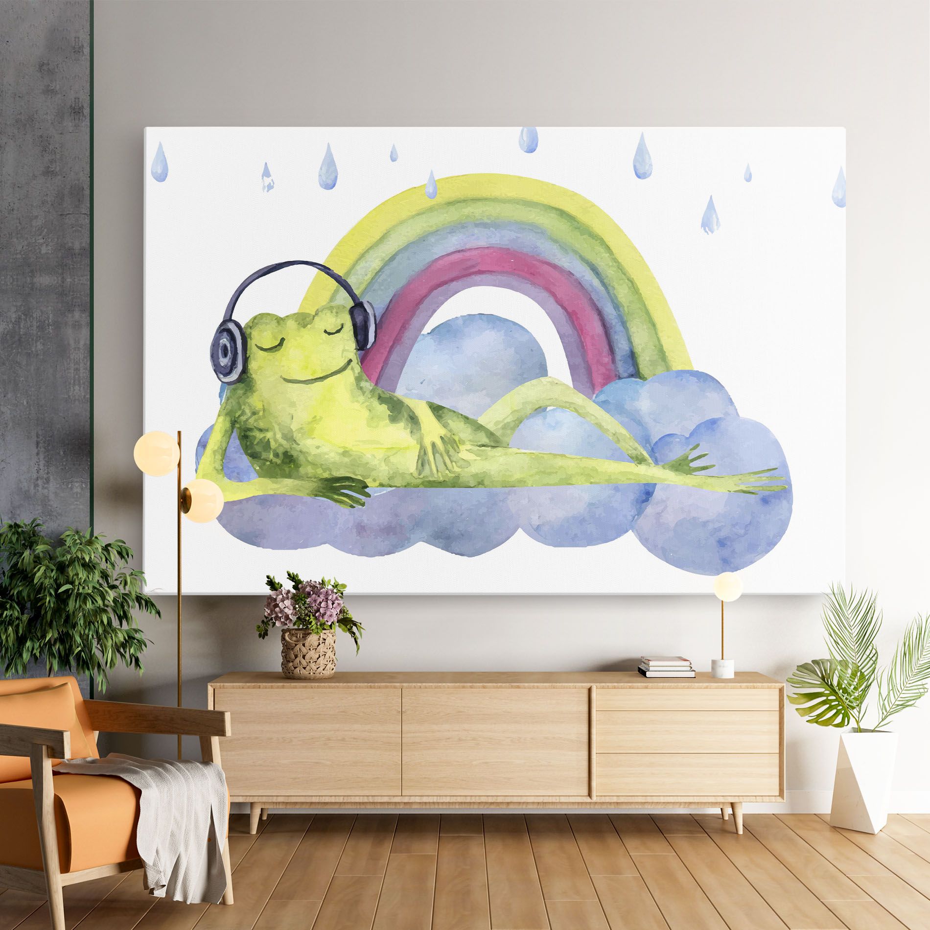 Rainbow Frog mockup 9