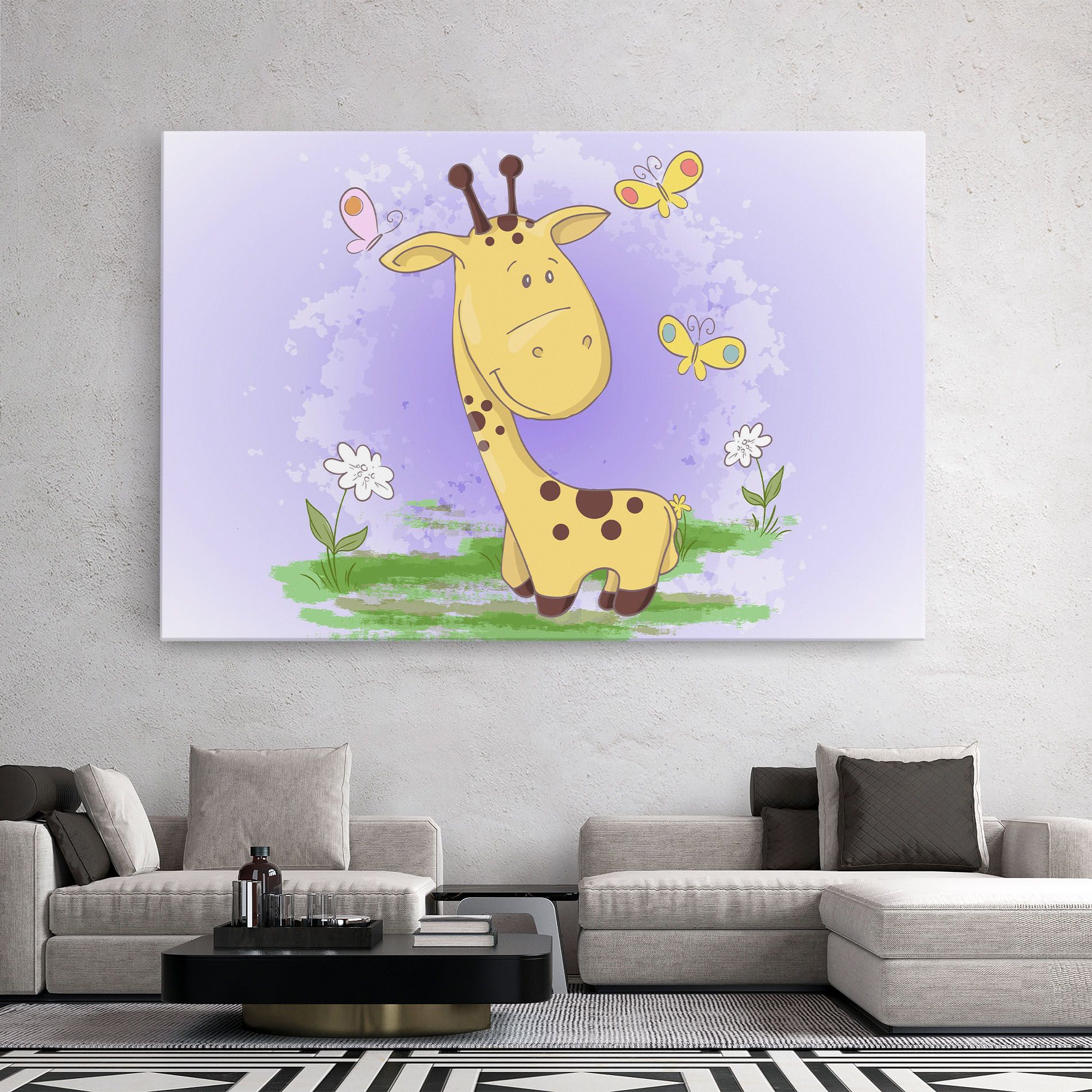 Cute Giraffe mockup 2
