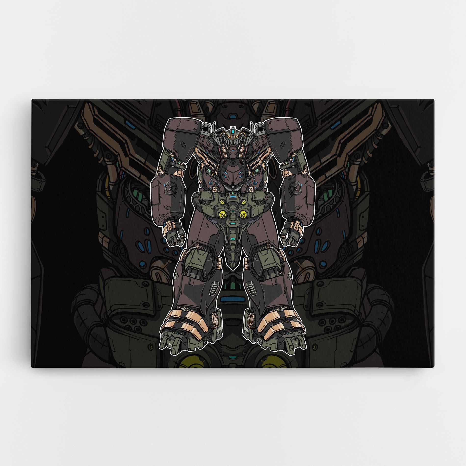 Brown Grey Robot mockup 0