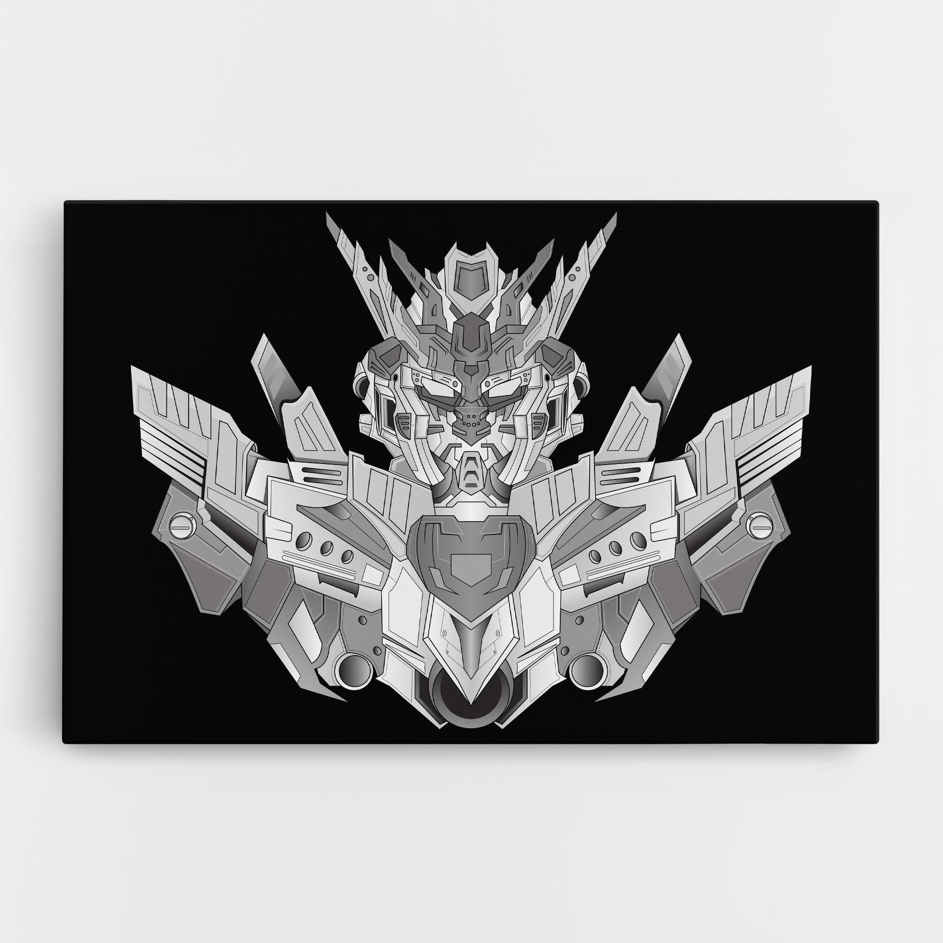 Картина на платно Grey Robot mockup 0