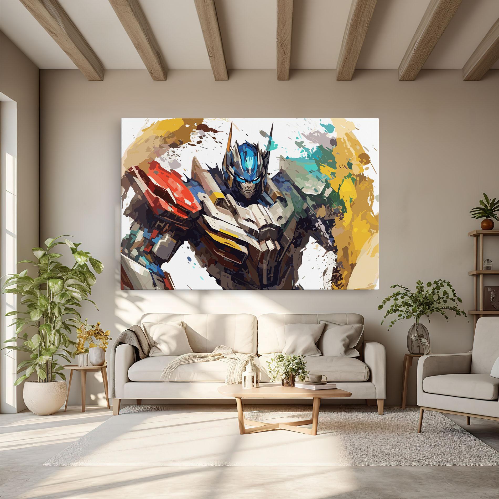 Картина на платно Transformers Splash mockup 6