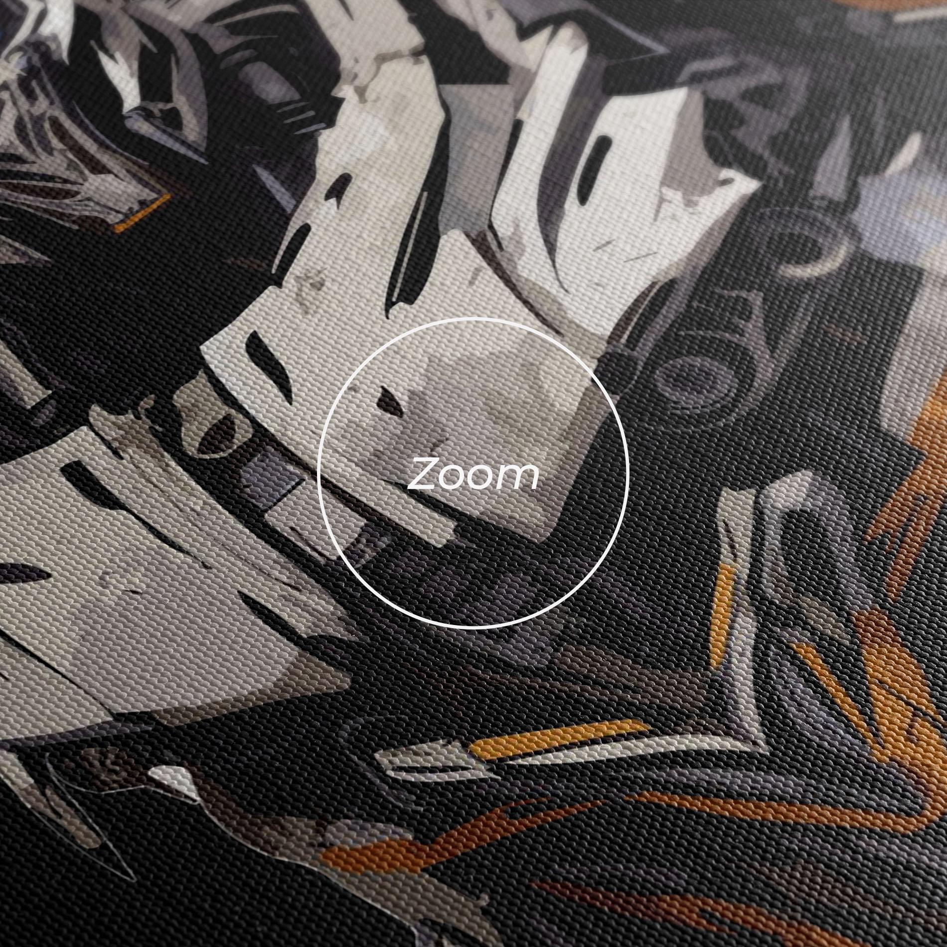 Картина на платно Grey Transformers mockup 3