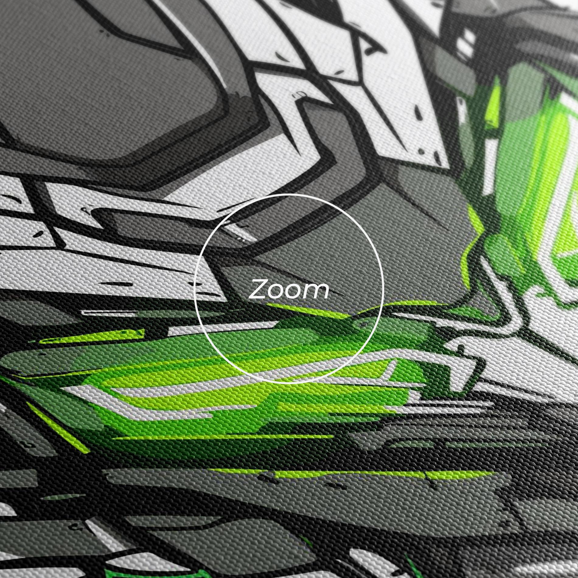 Картина на платно Neon Transformer mockup 3