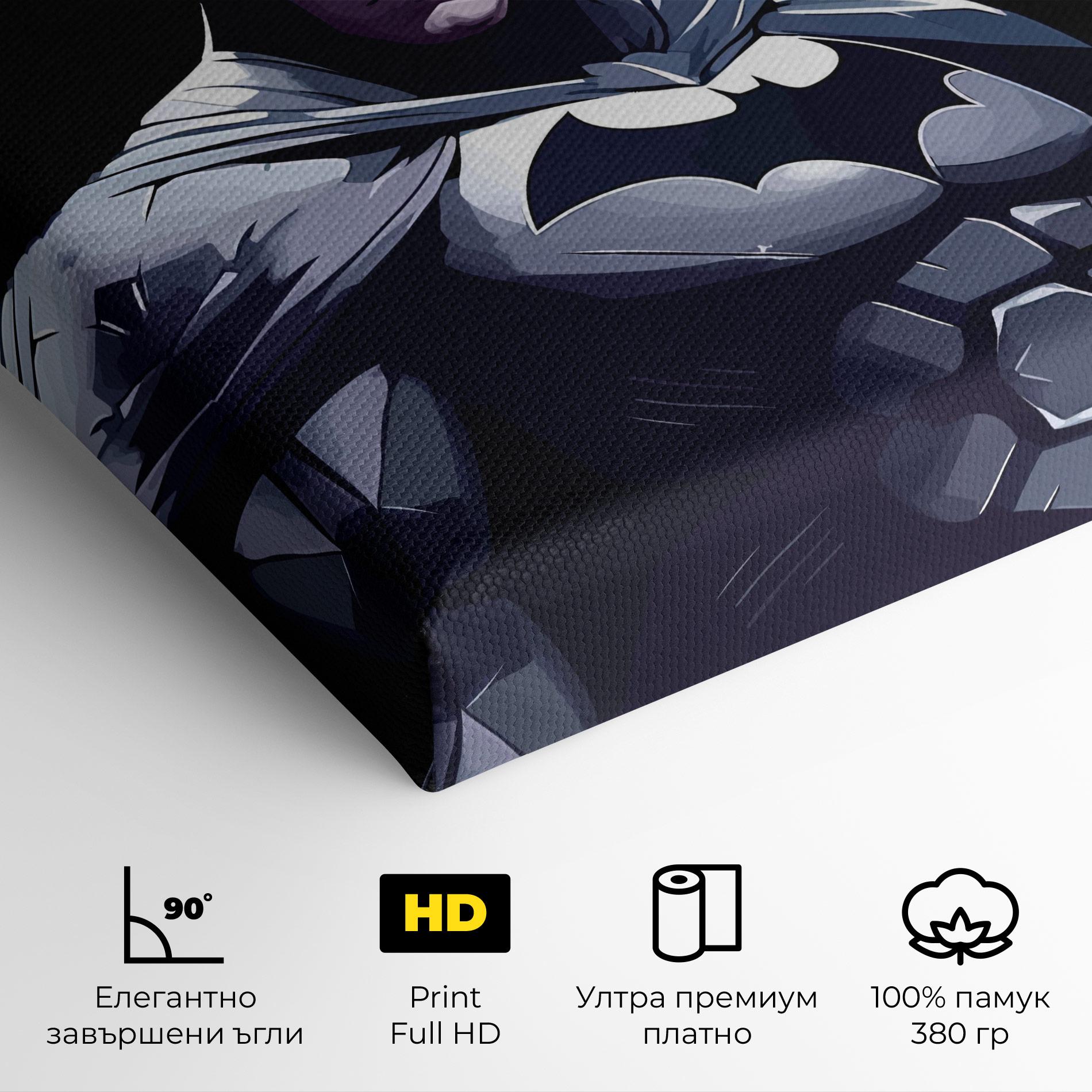 Картина на платно Batman Art mockup 4