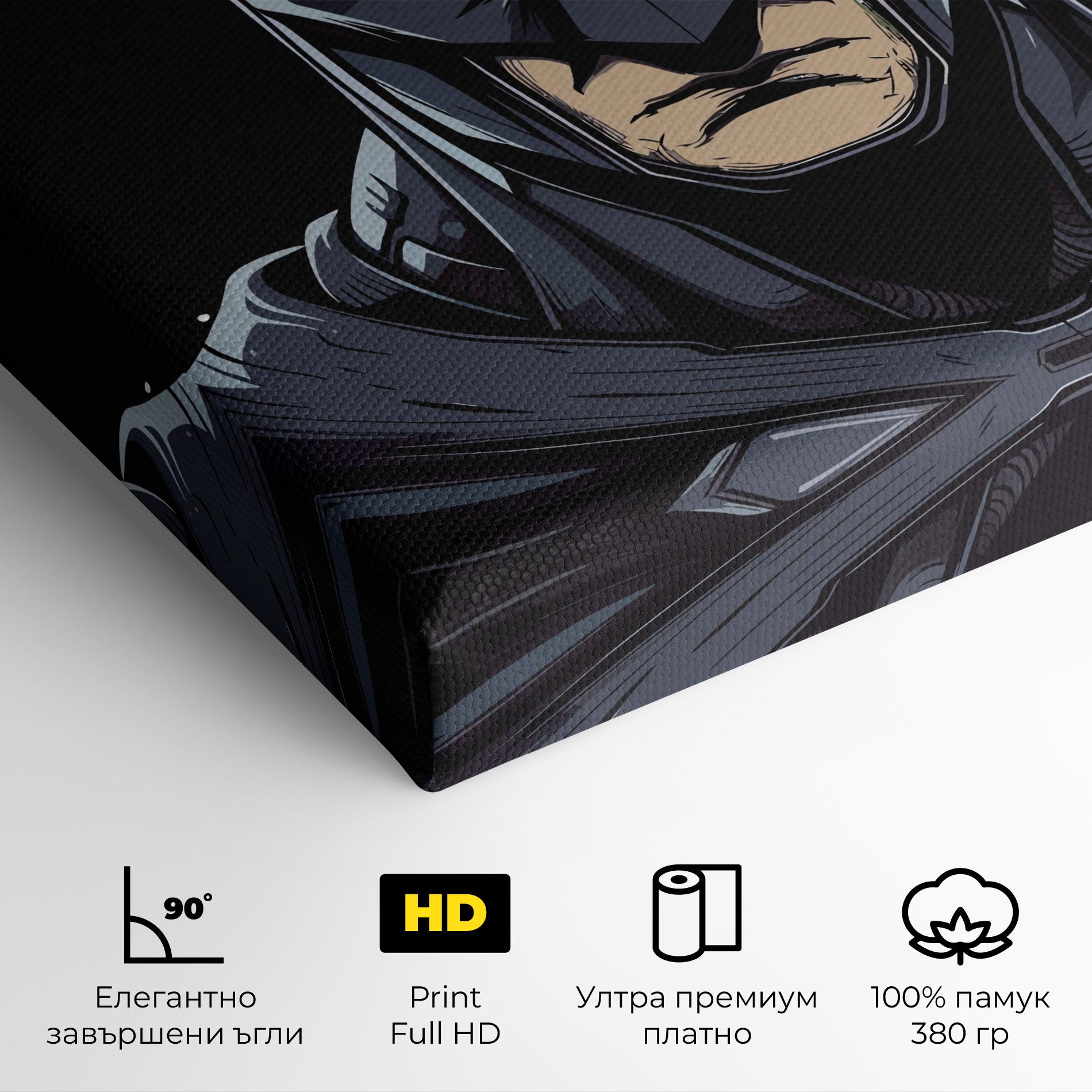 Batman Face mockup 4