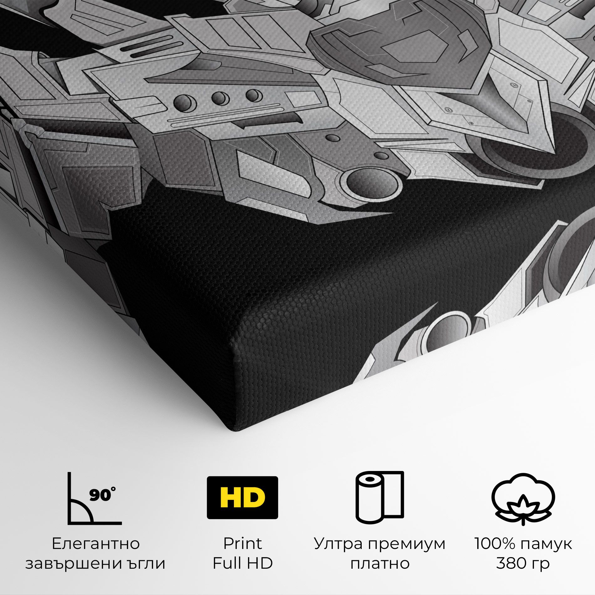 Grey Robot mockup 4