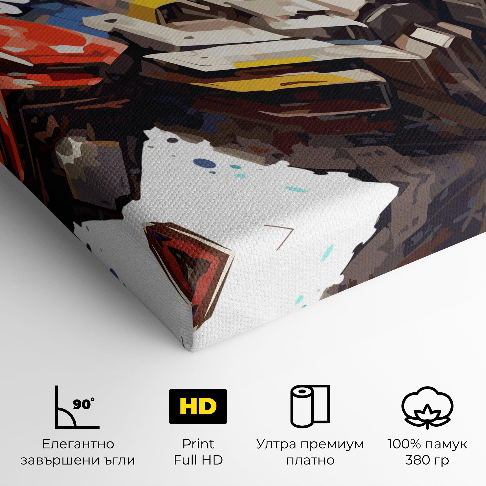 Картина на платно Transformers Splash mockup 4