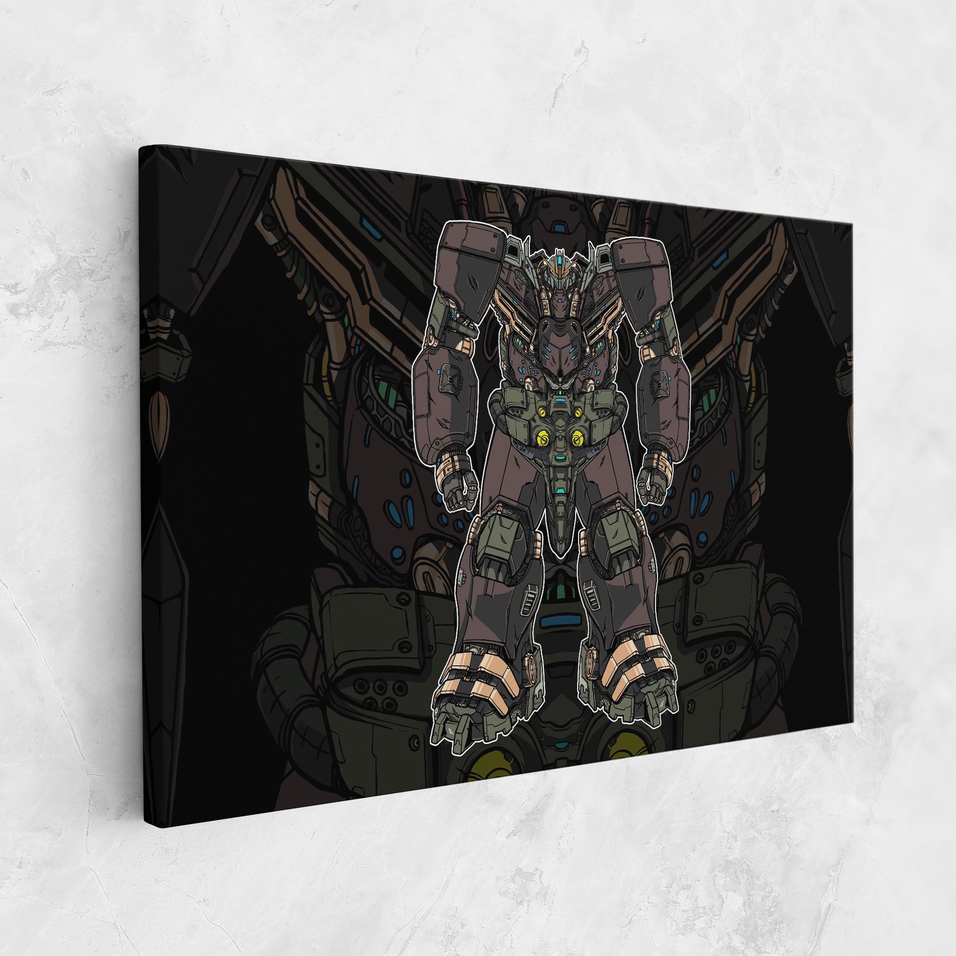 Brown Grey Robot mockup 1