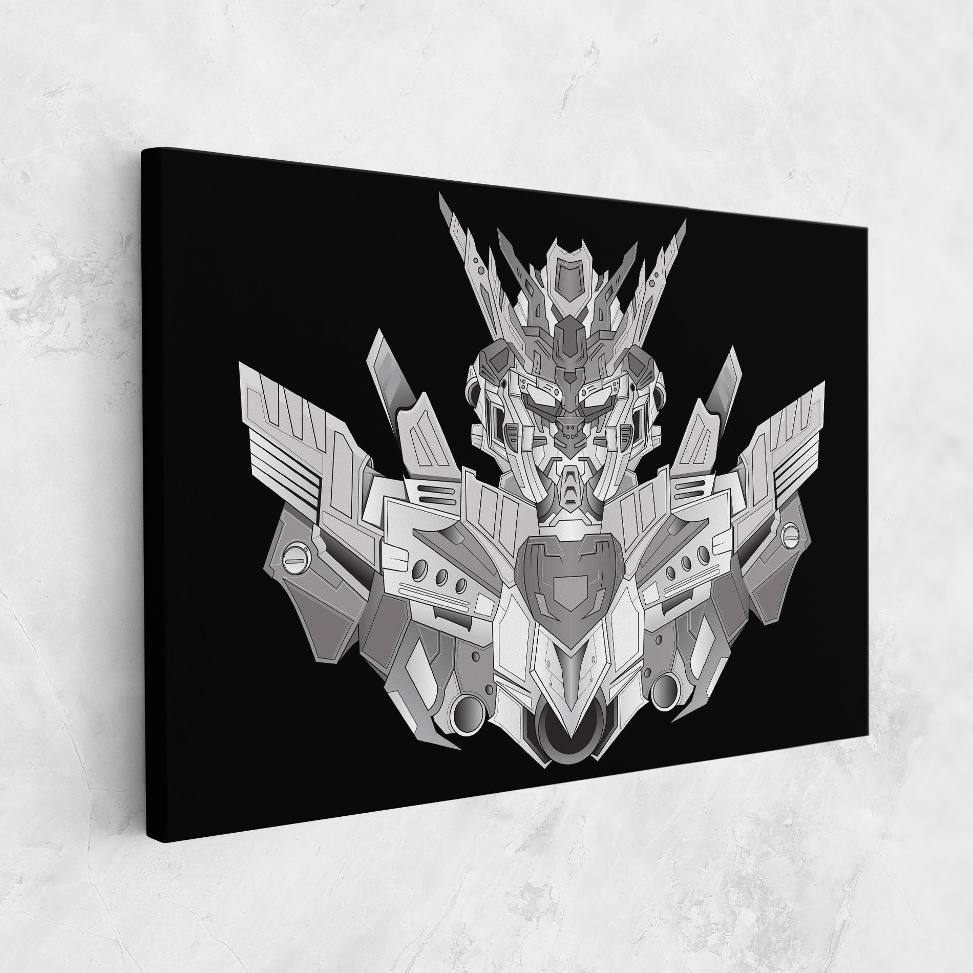 Картина на платно Grey Robot mockup 1