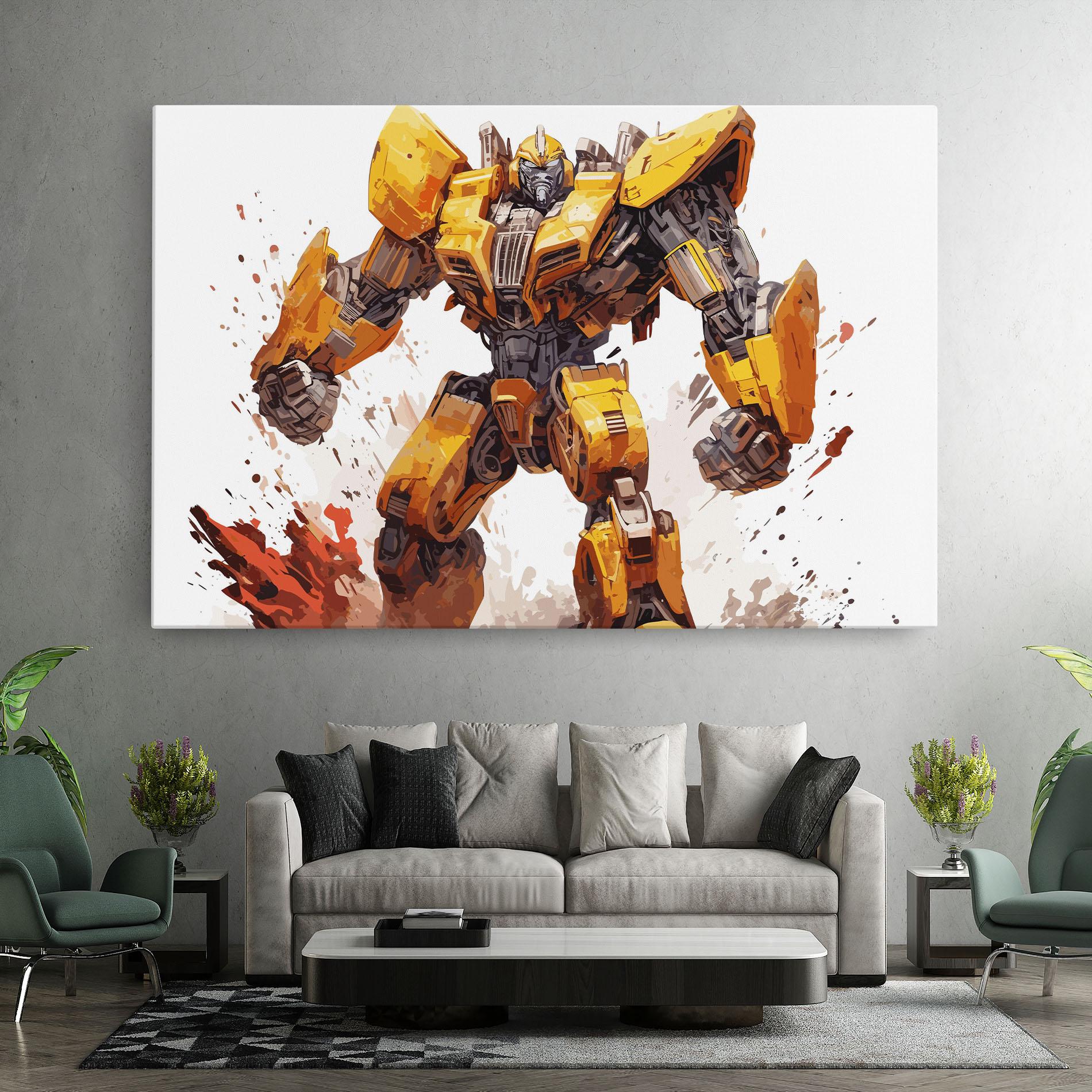 Картина на платно Battle Machine mockup 7