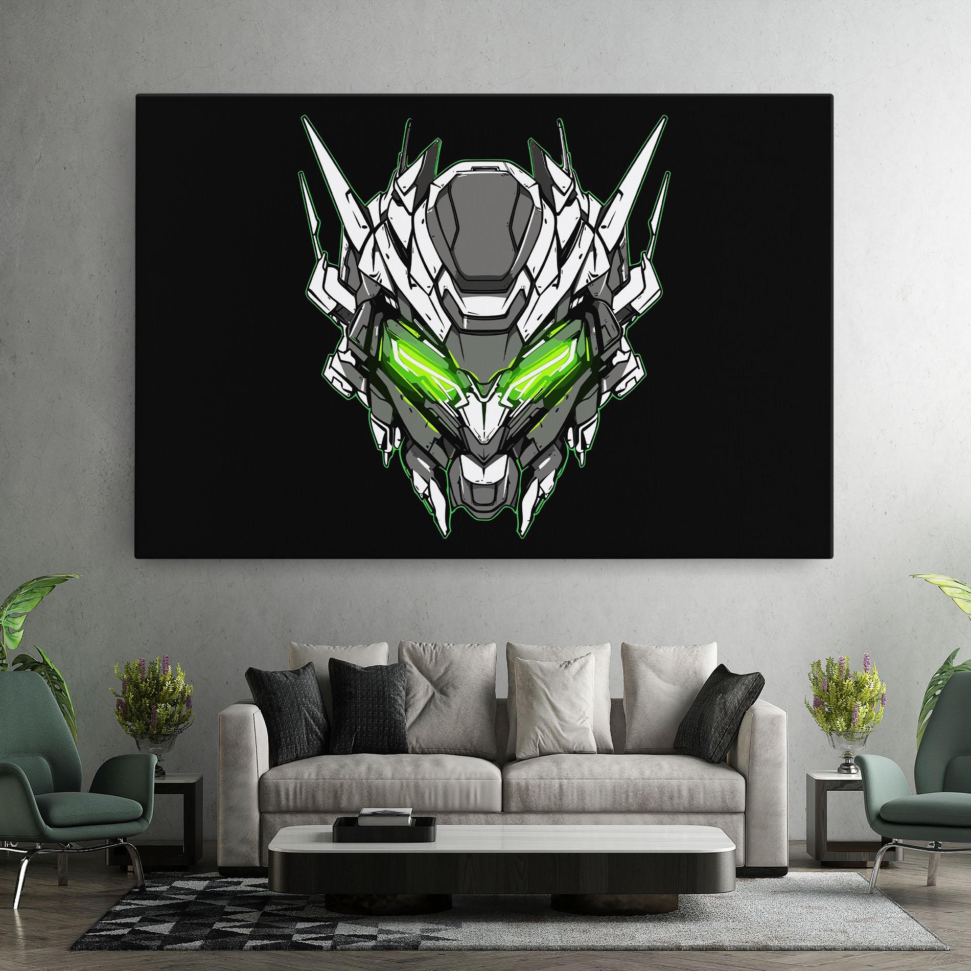 Картина на платно Neon Transformer mockup 7
