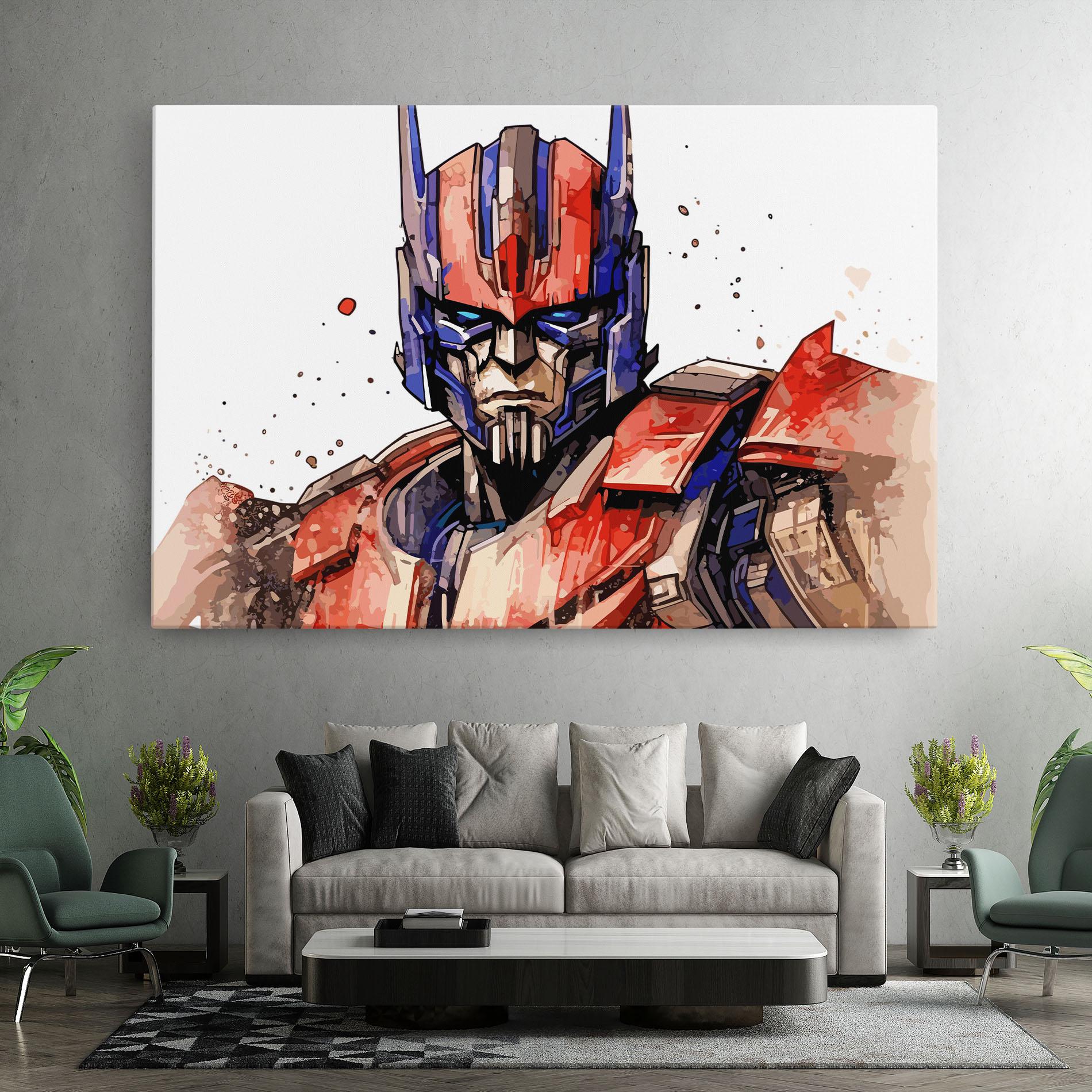 Картина на платно Optimus Prime mockup 7