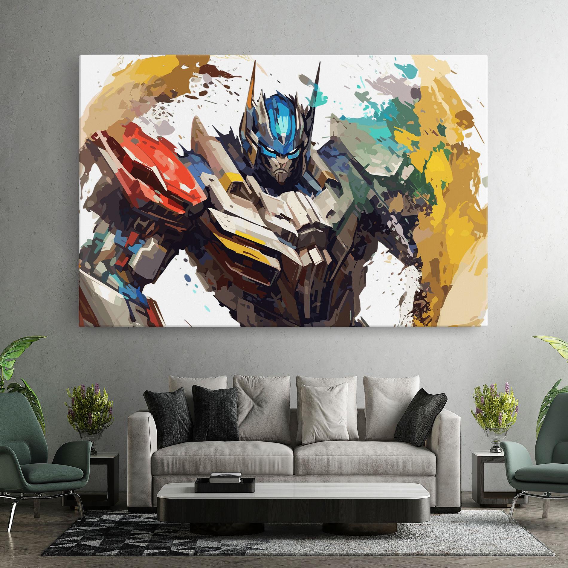 Картина на платно Transformers Splash mockup 7