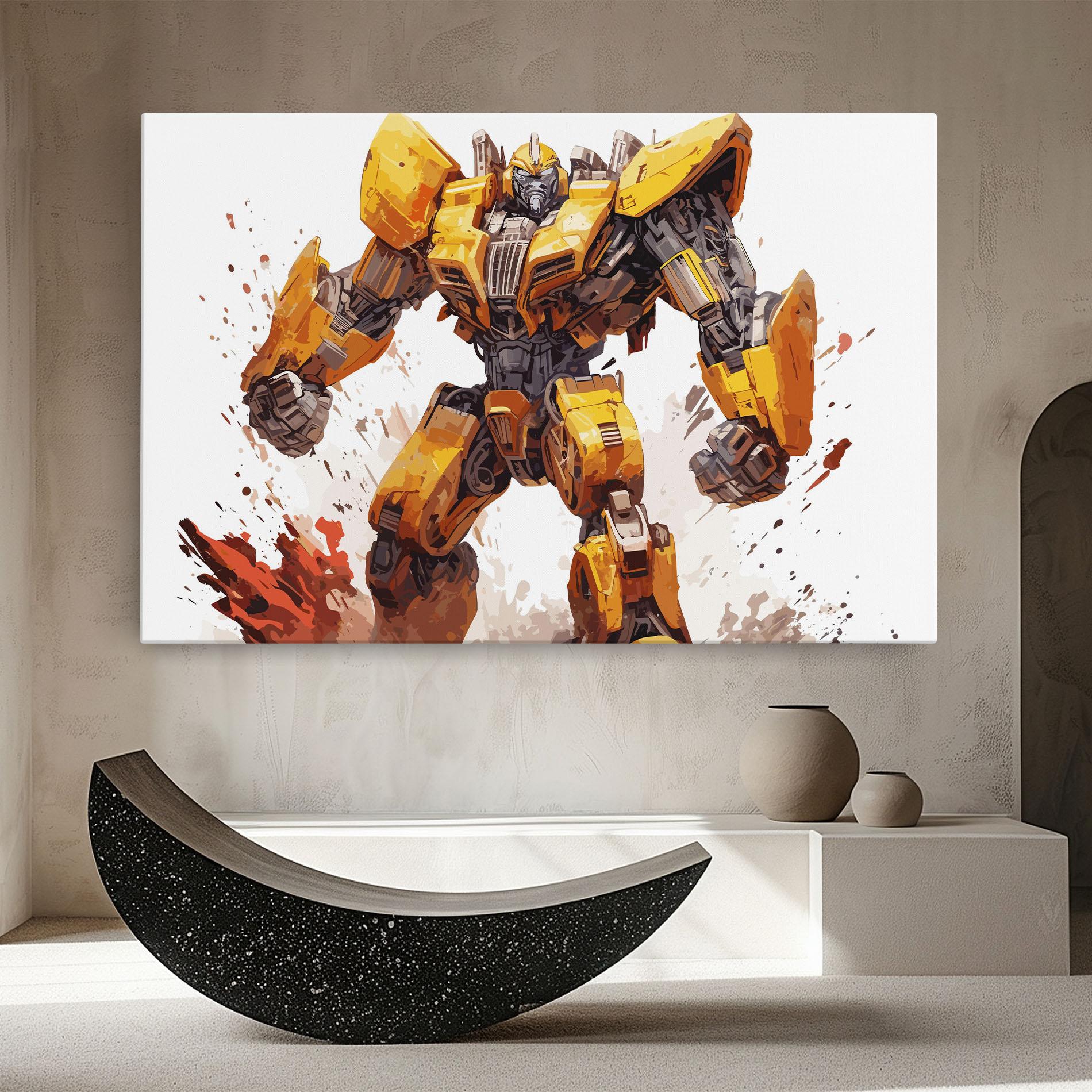 Картина на платно Battle Machine mockup 8