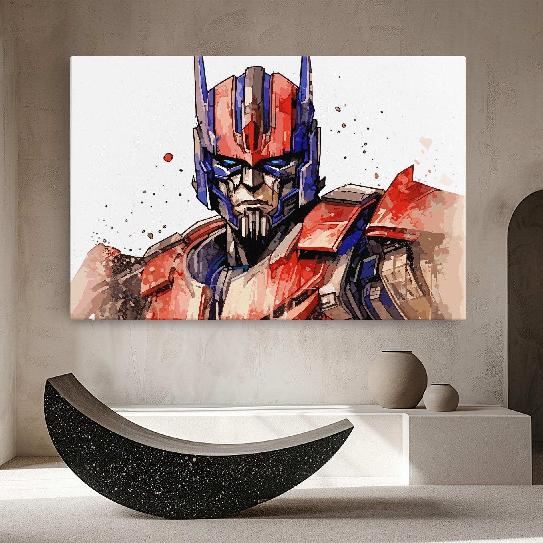 Картина на платно Optimus Prime mockup 8