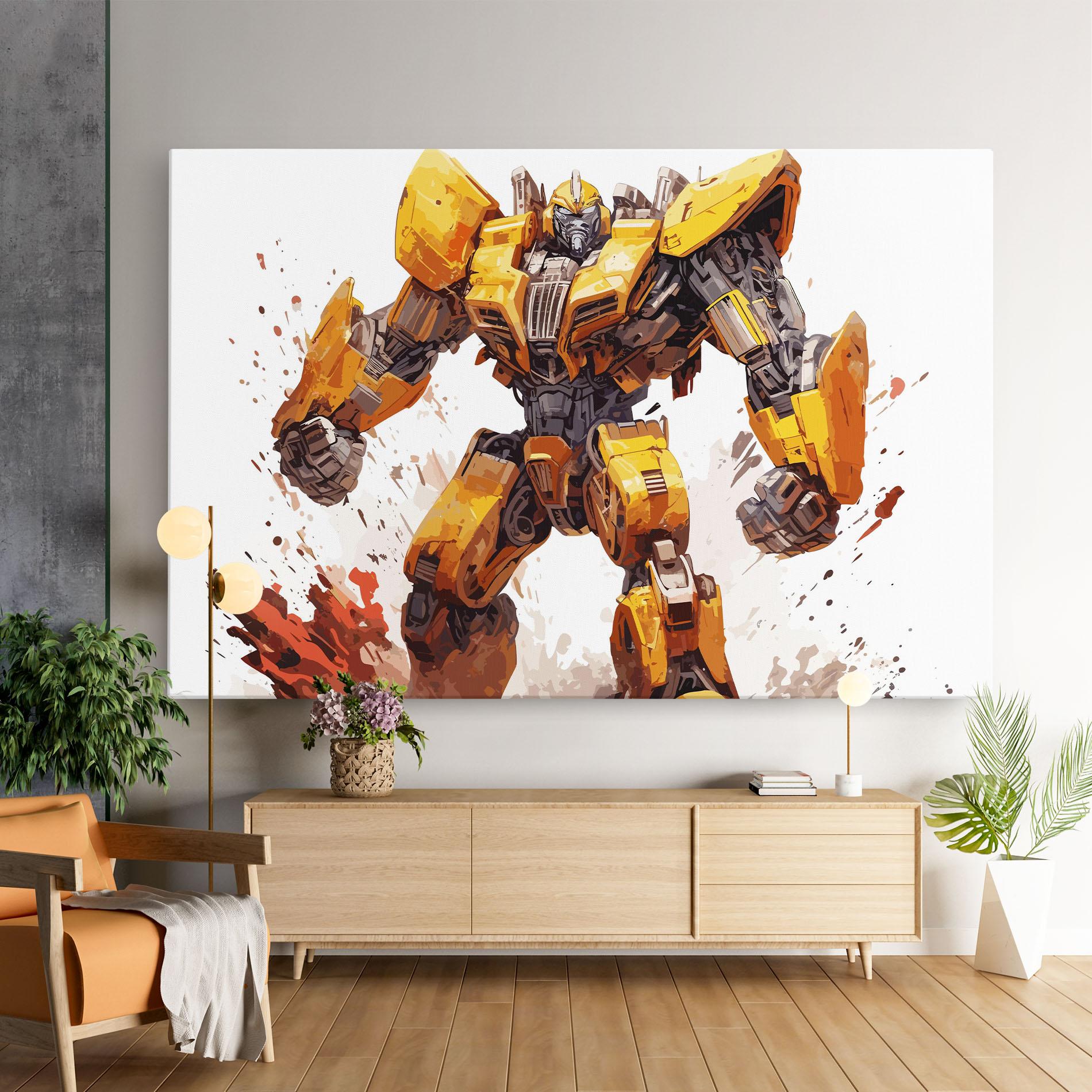 Картина на платно Battle Machine mockup 9