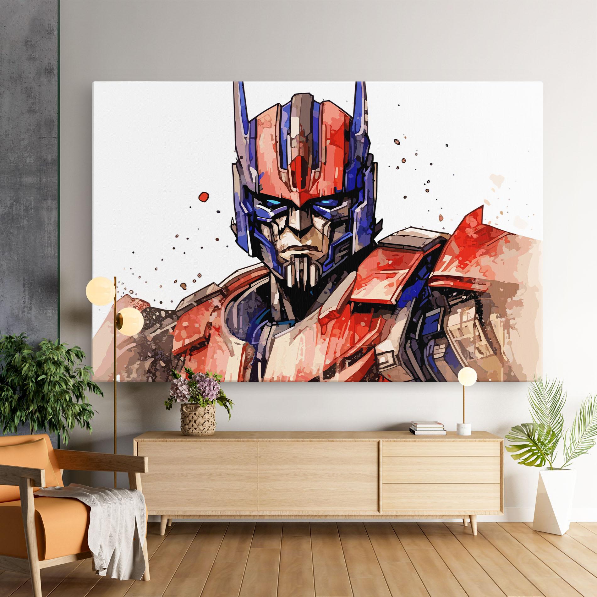 Картина на платно Optimus Prime mockup 9