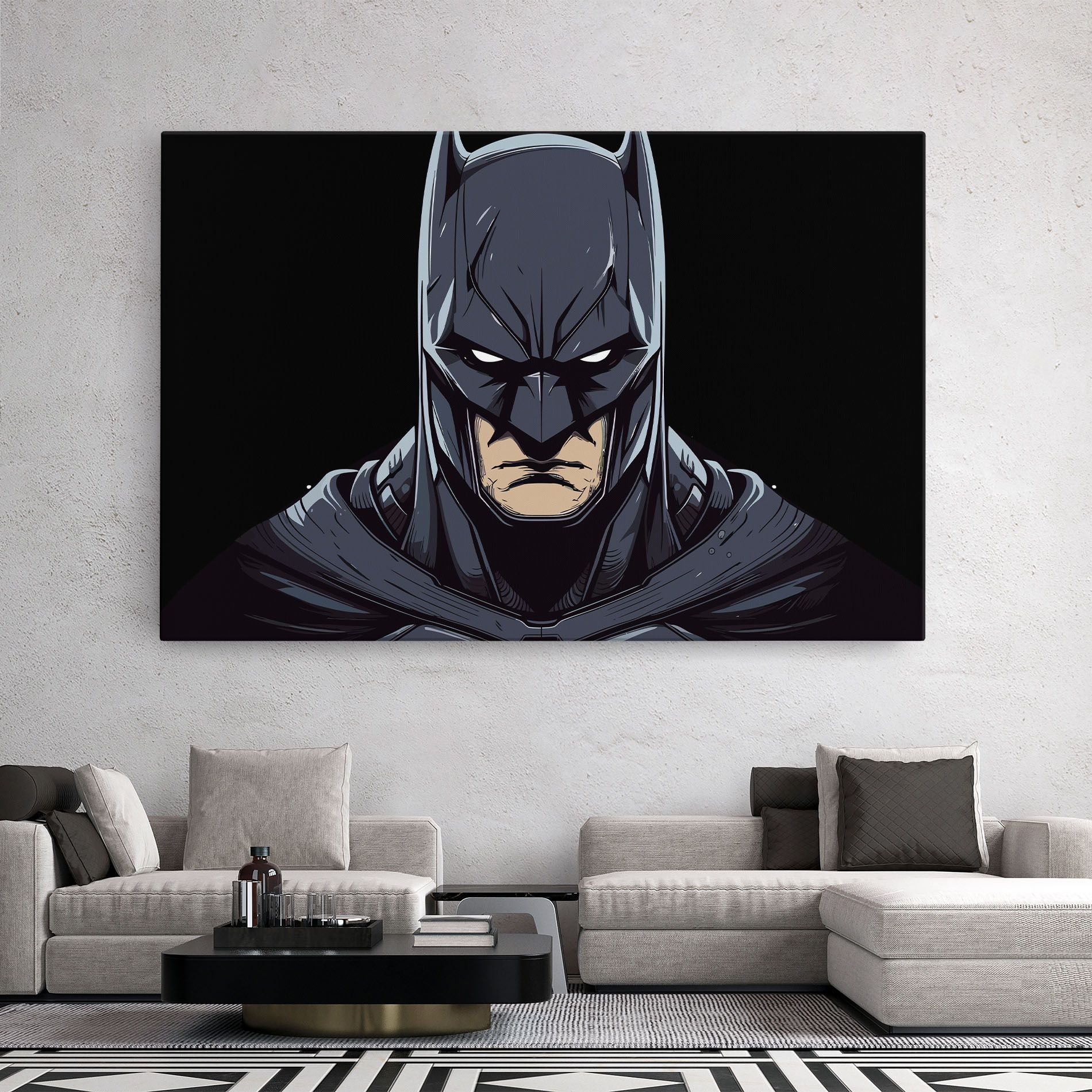 Batman Face mockup 2