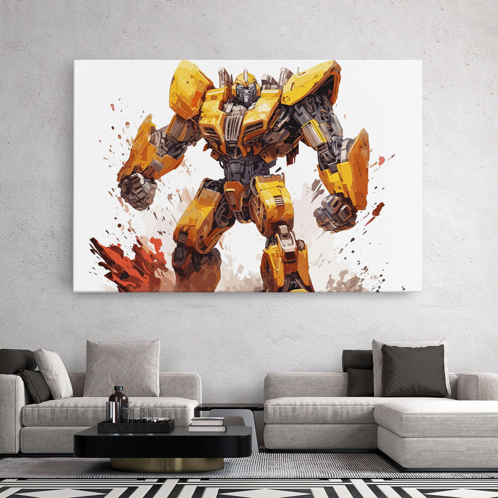 Картина на платно Battle Machine mockup 2