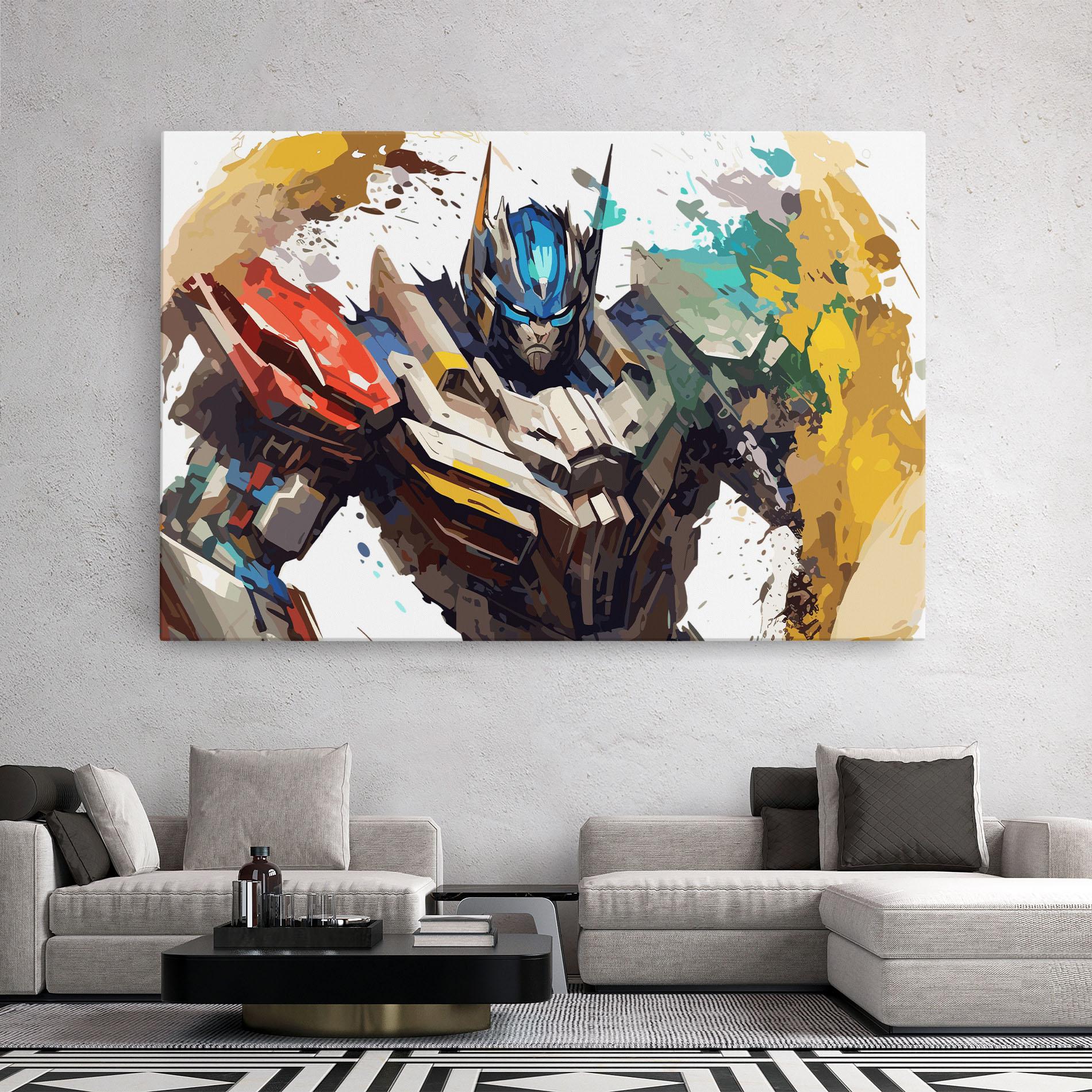 Картина на платно Transformers Splash mockup 2