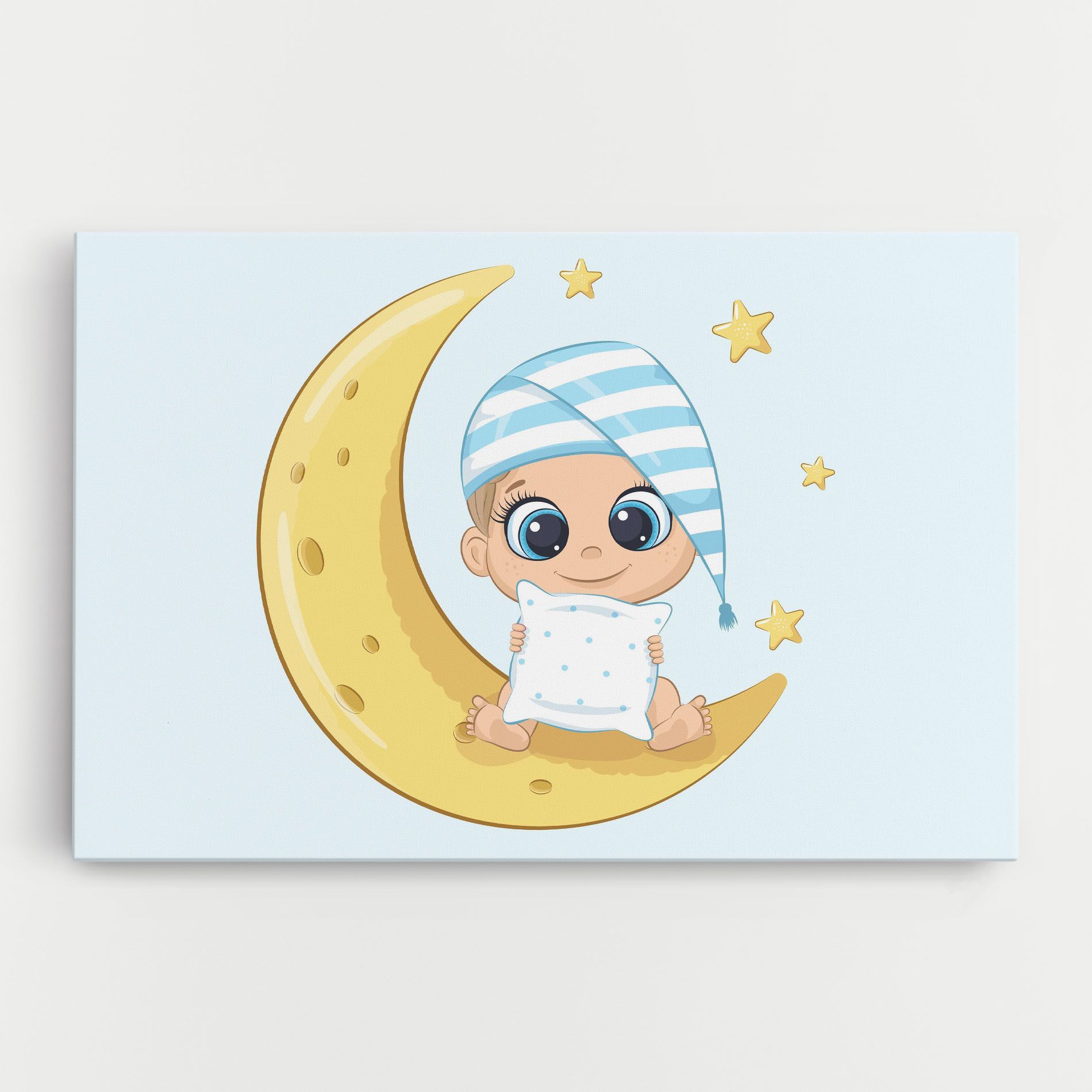 Baby On Moon mockup 0
