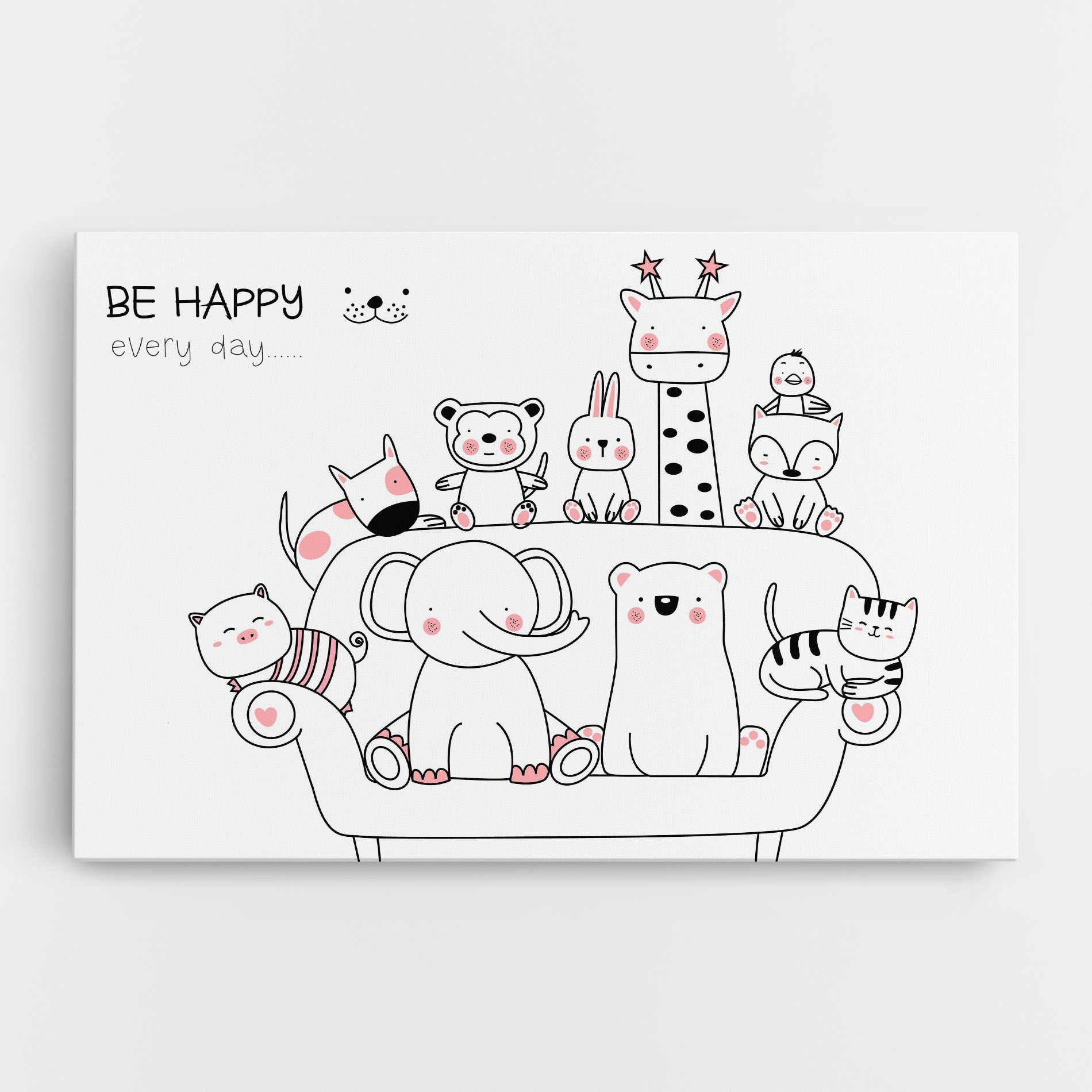 Be Happy Animals mockup 0