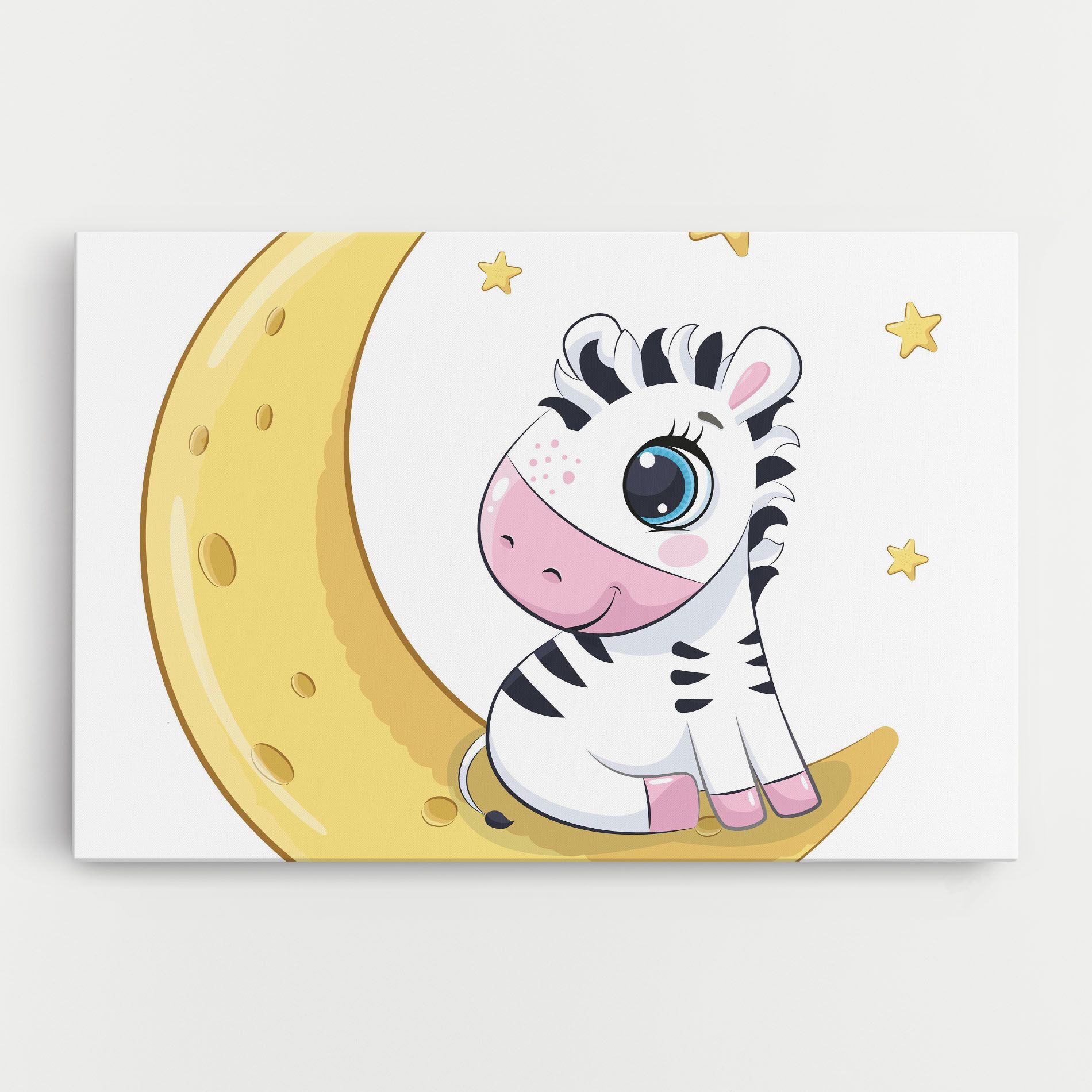 Cute Zebra Moon mockup 0