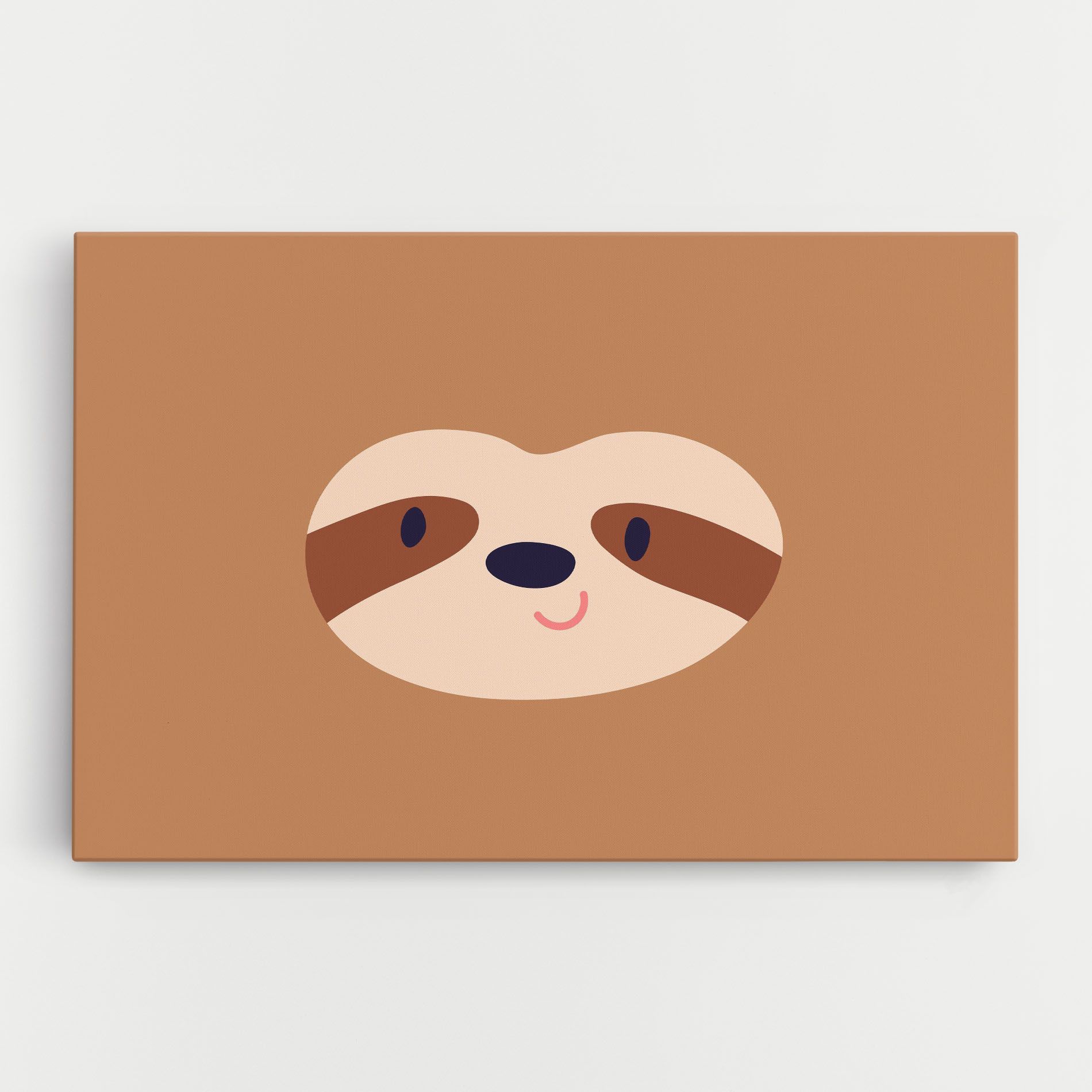 Sloth Face Portrait mockup 0