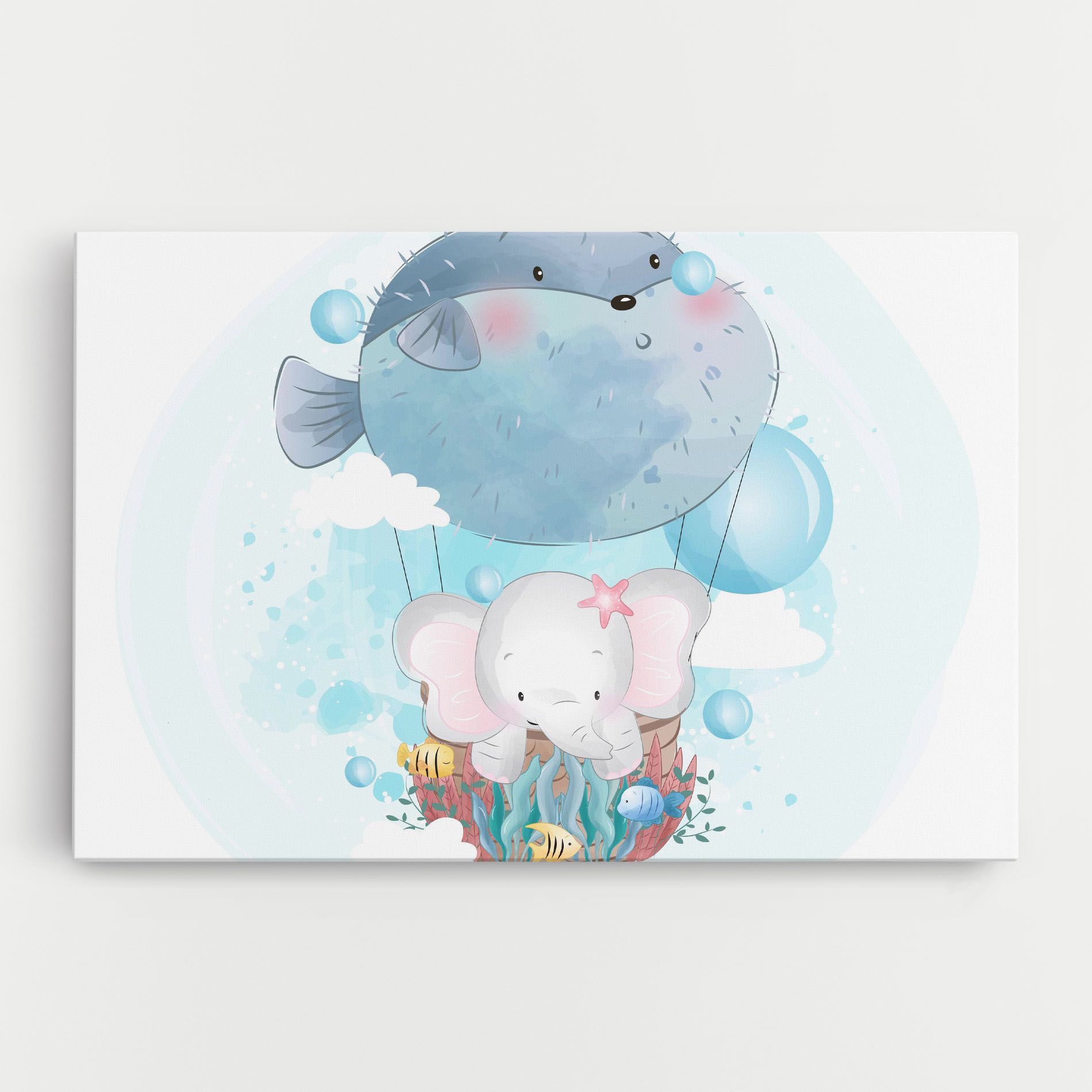 Swiming Elephant mockup 0
