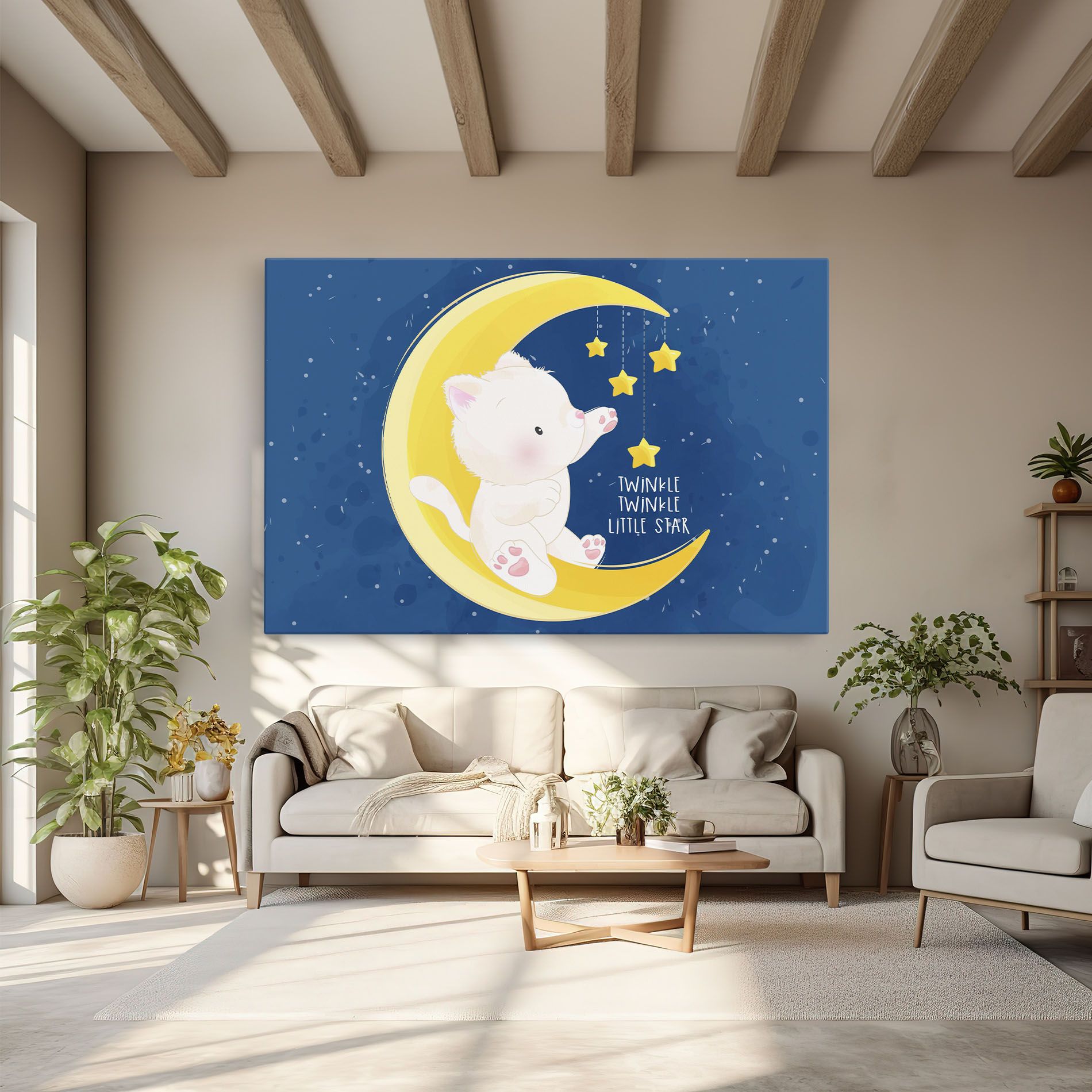 Cat Moon Star mockup 6