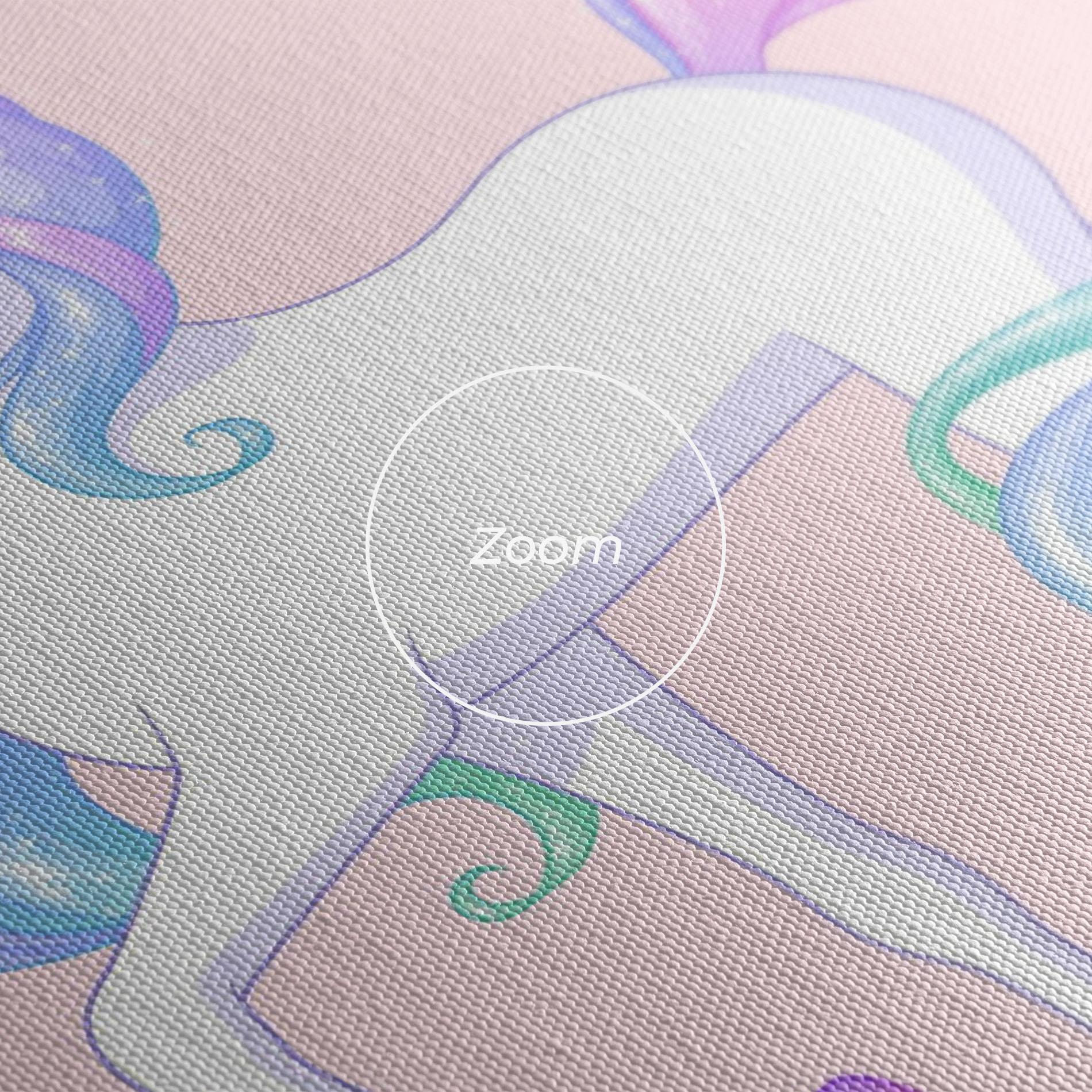 Картина на платно Beautiful Unicorn mockup 3